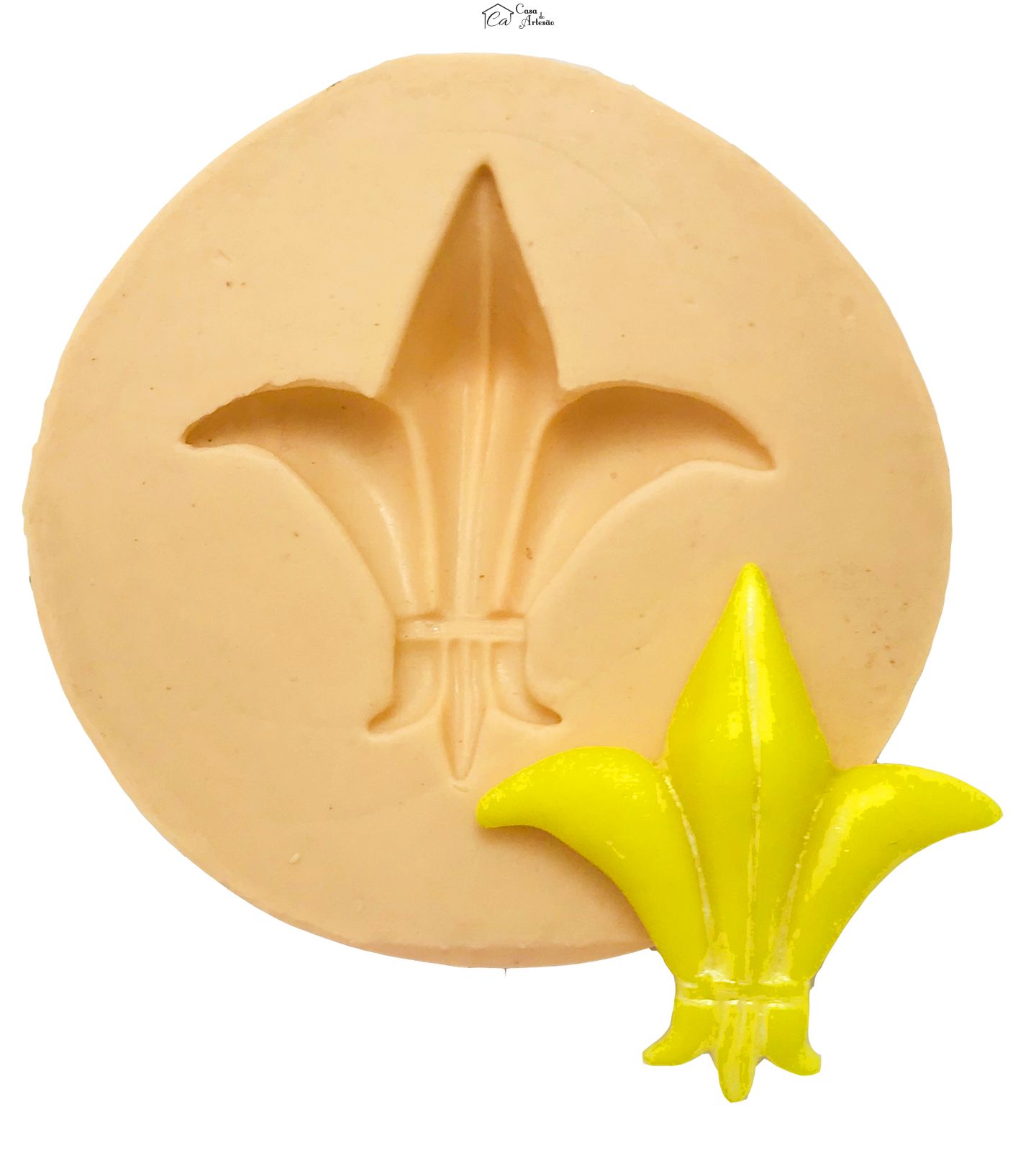 Molde de silicone - Flor de Liz - Mod.03