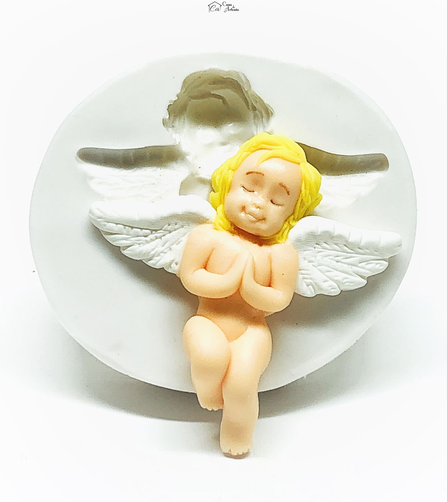 Molde de silicone - Anjo - Mod.02 - Medio - P951