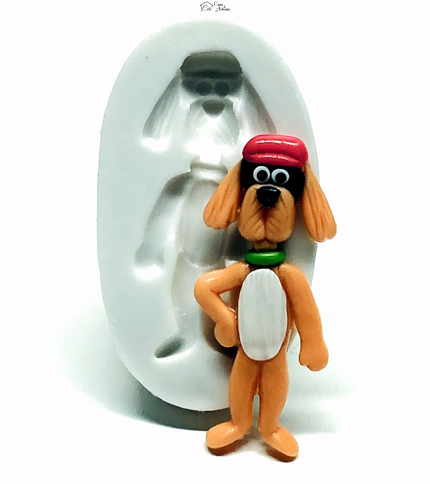 Molde de silicone - Vai Cachorro, Vai - Paw - Pequeno - P984
