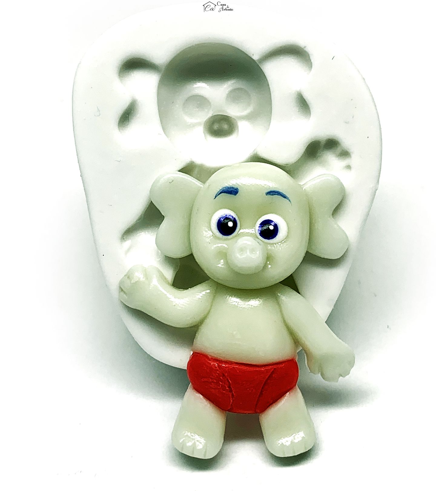 Molde de silicone - Festa de Palavras - Bailey - Grande - P1189