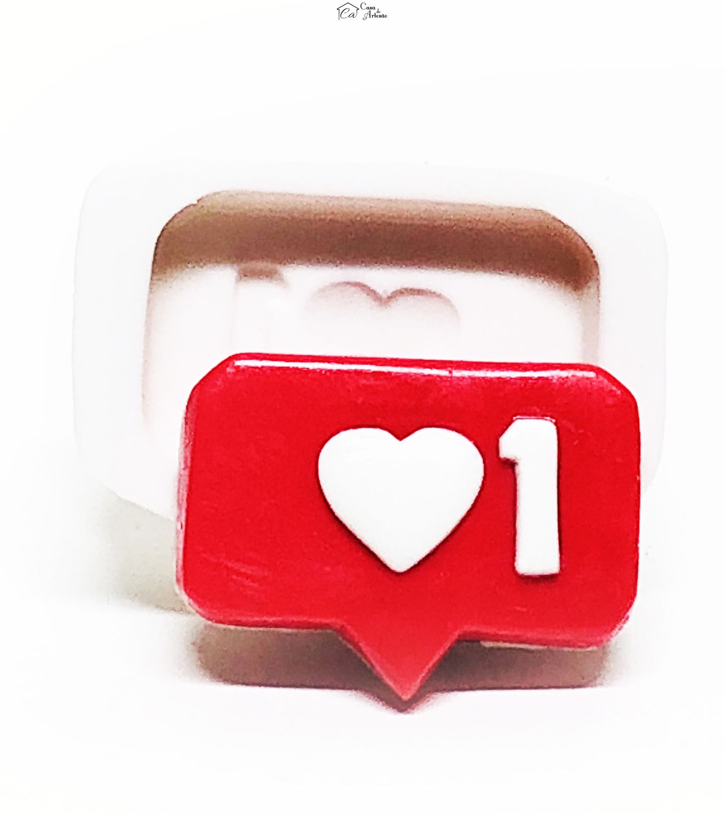 Molde de silicone - Redes Sociais - Curtida - Media - P1104