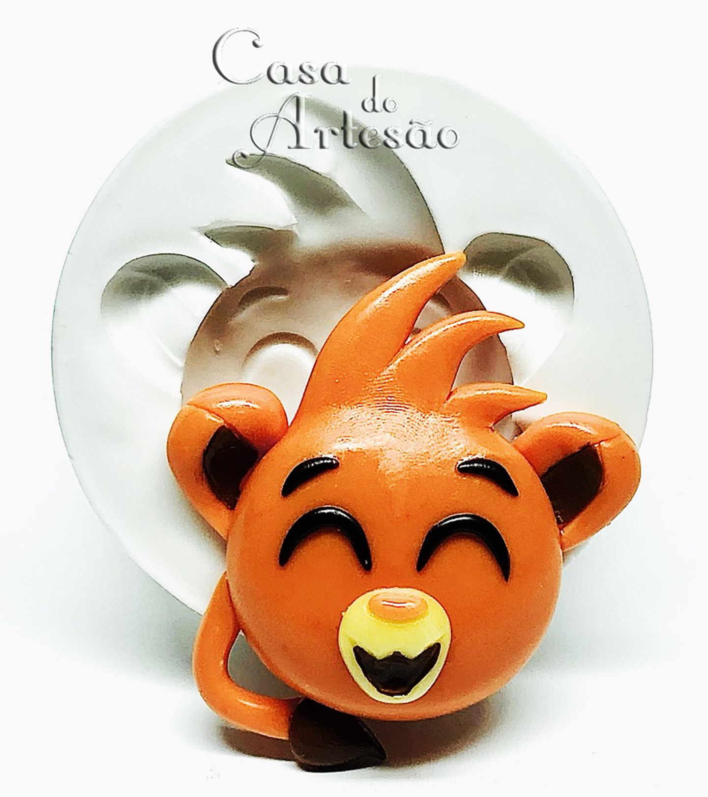 Molde de silicone - Bolofofos - Rosto Rick - Grande - P935