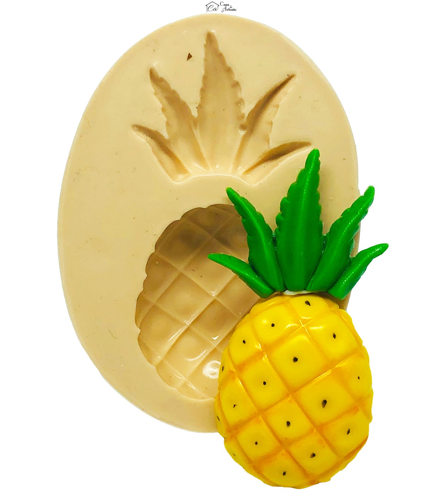 Molde de silicone - Abacaxi - Grande - P843