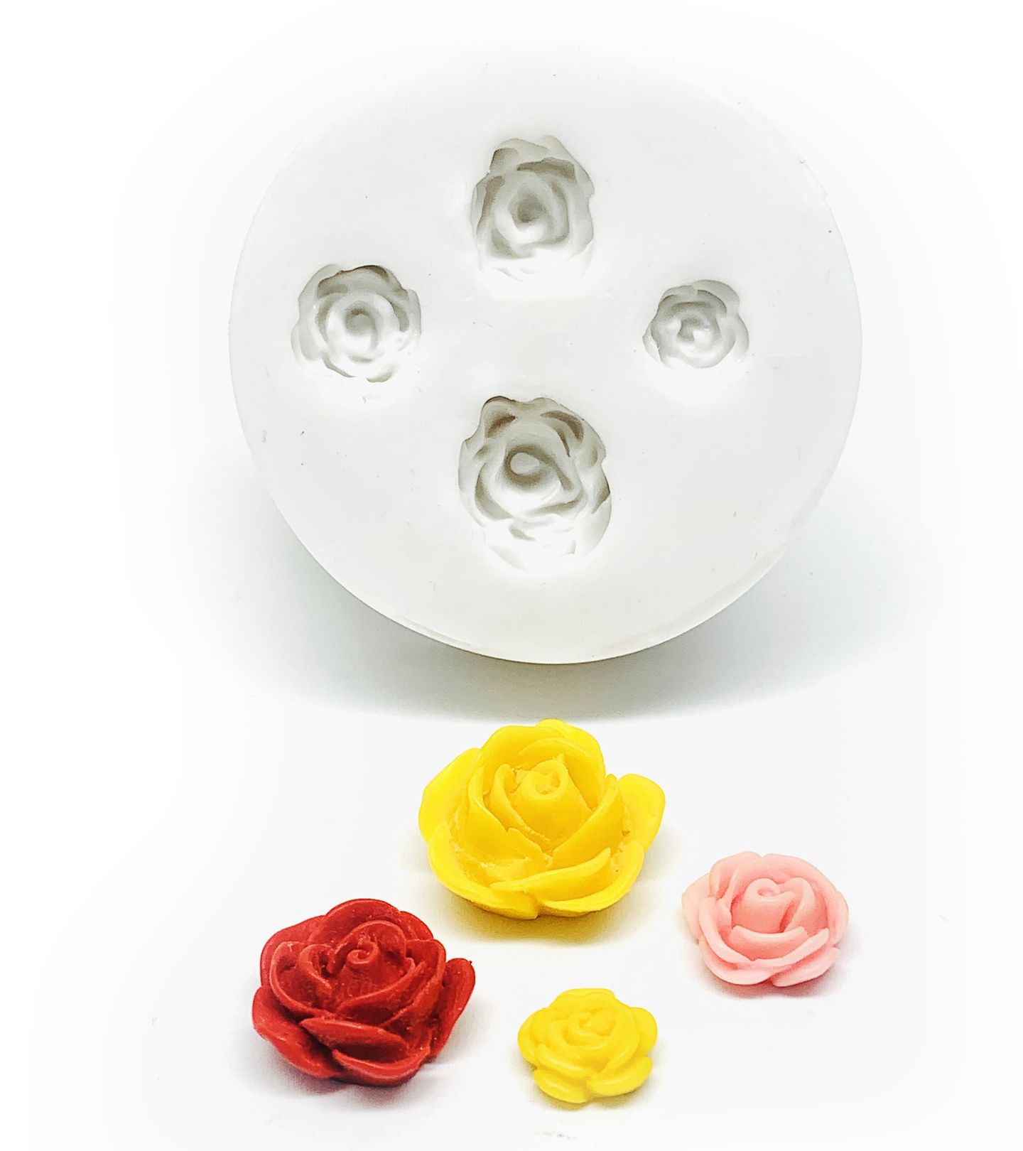 Molde de silicone - Rosas - 04 Tamanhos - P257