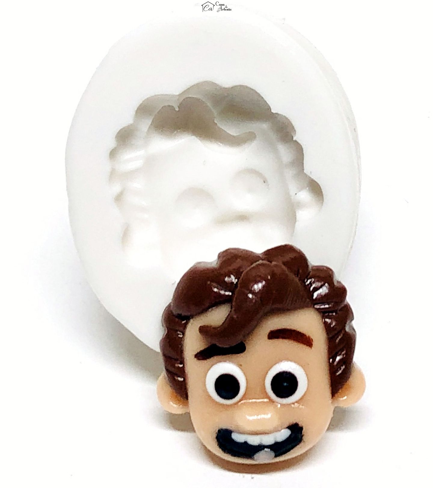 Molde de silicone - Luca - Rosto Luca - Pequeno - P1089