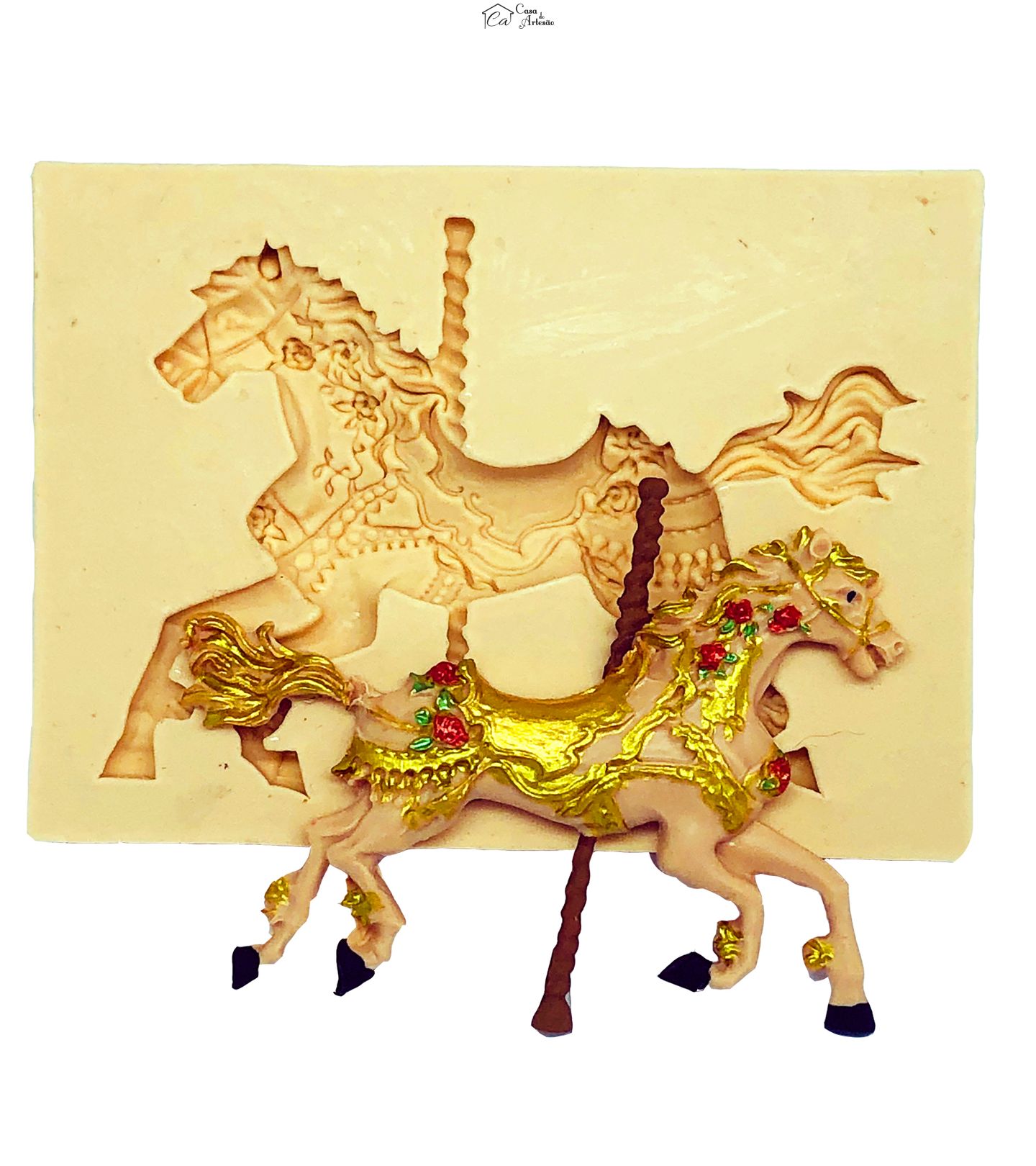 Molde de silicone - Carrossel - Mod.04 - P690