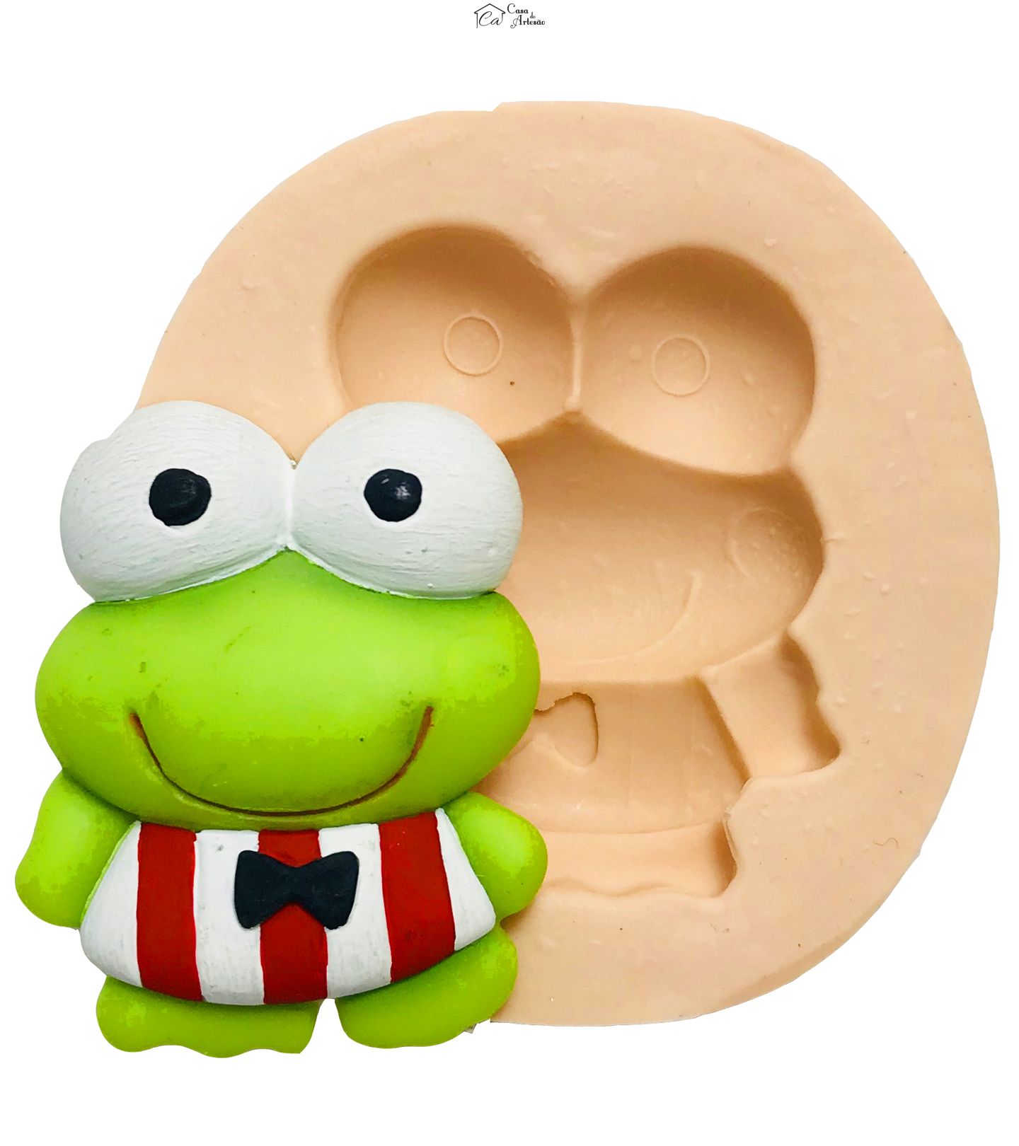 Molde de silicone - Sapo Keroppi
