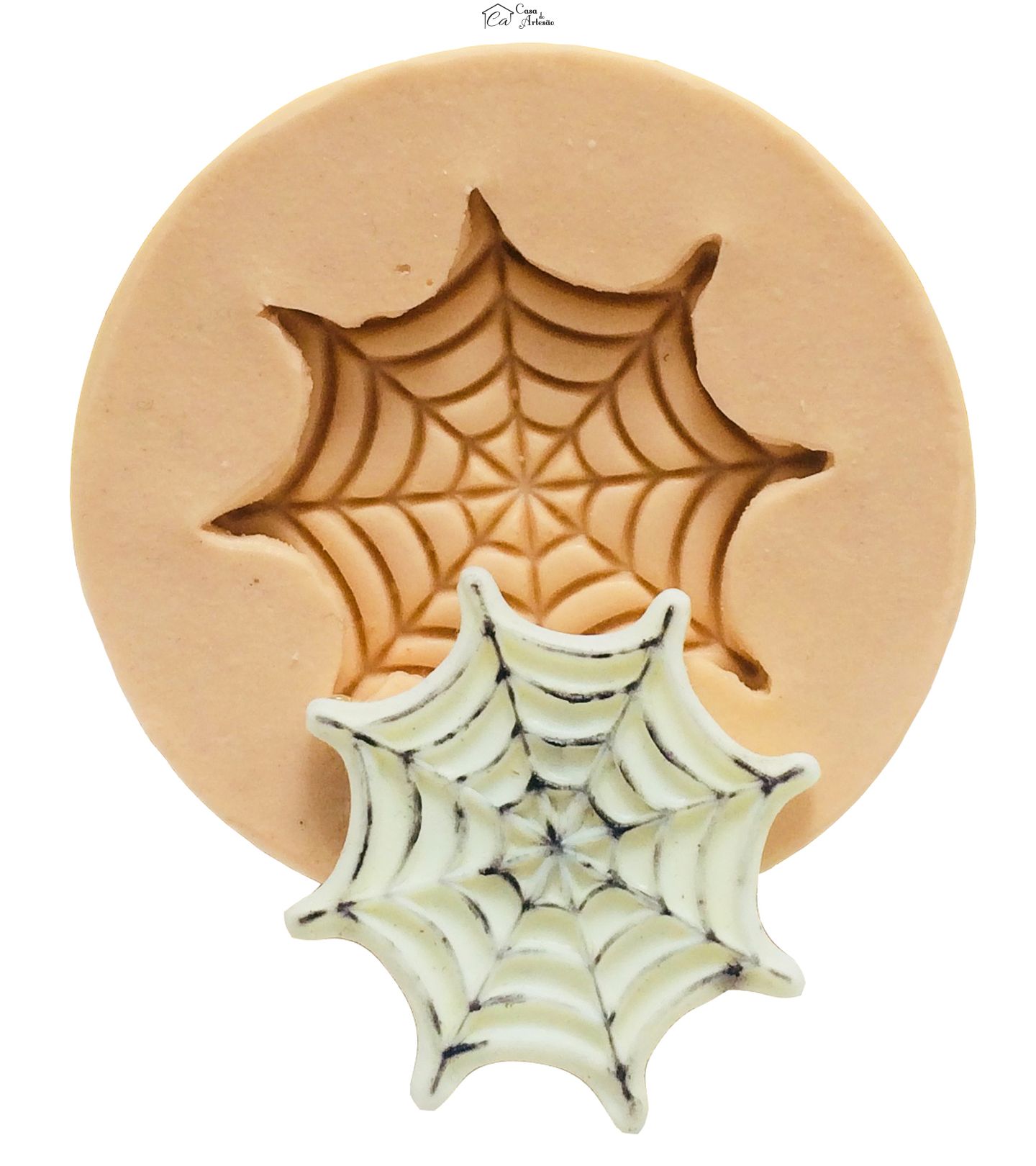 Molde de silicone - Homem Aranha - Teia