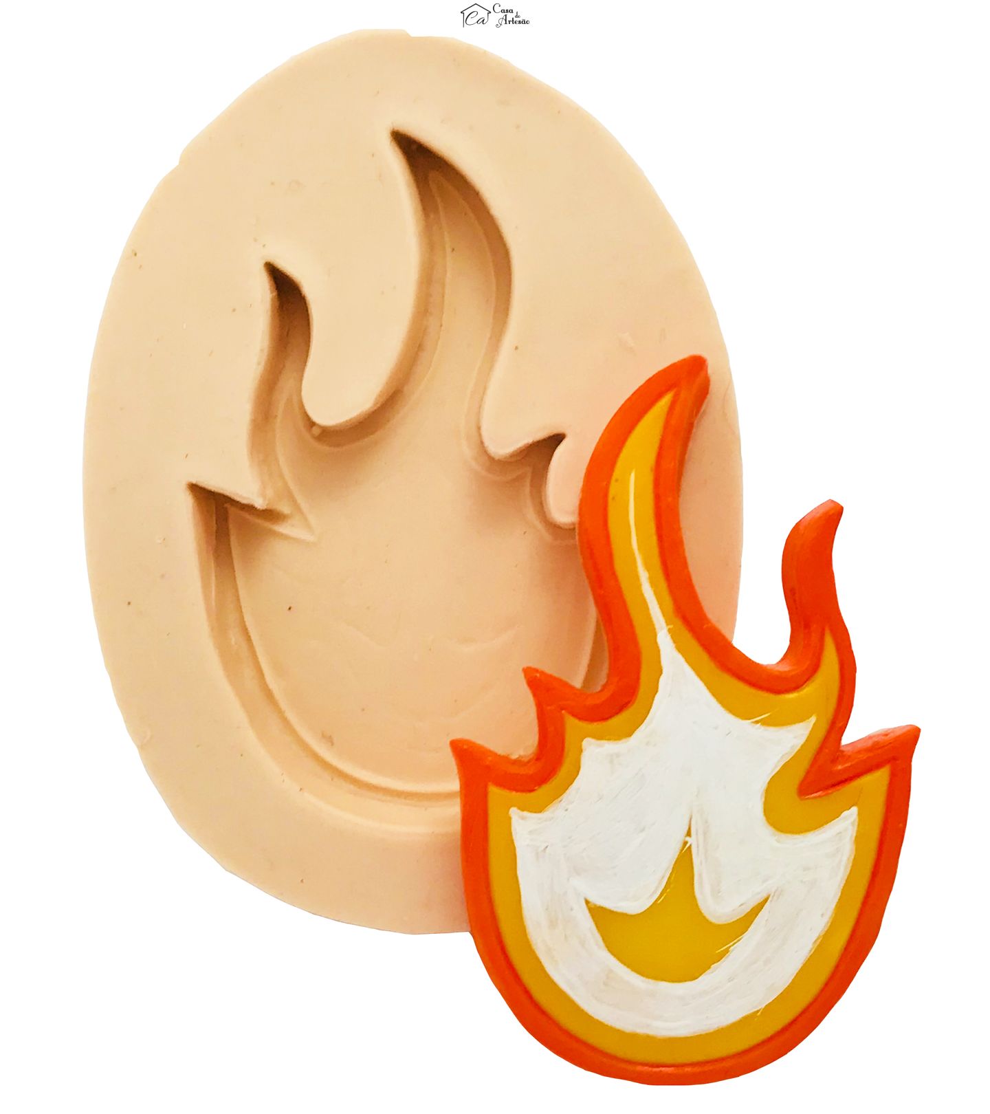 Molde de silicone - Blaze and the Monster Machines - Fogo - Grande - P445