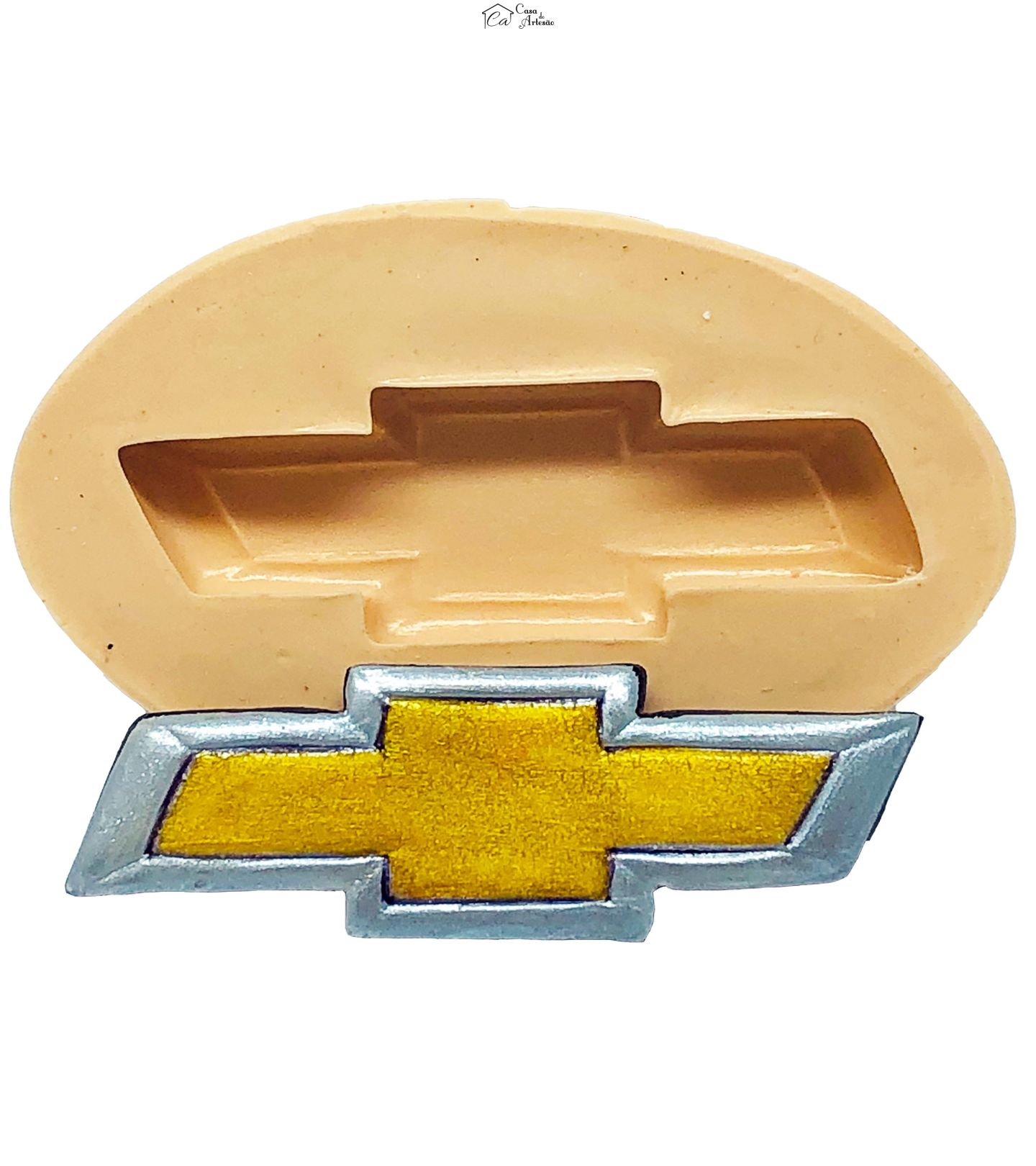 Molde de silicone - Chevrolet - Logo Grande - P785