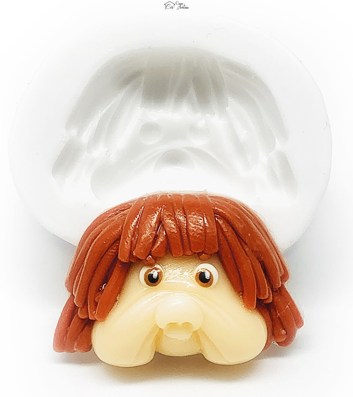 Molde de silicone - Brinquedos Anos 80 - Rosto Fofão - Pequeno - P1206