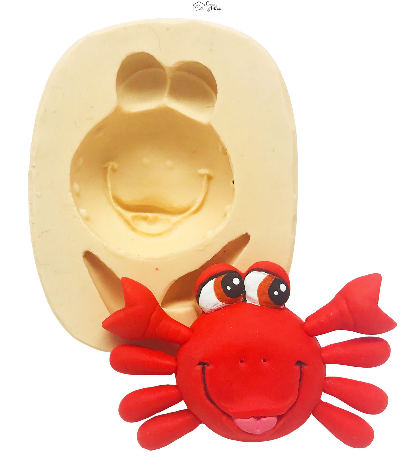 Molde de silicone - Caranguejo Grande