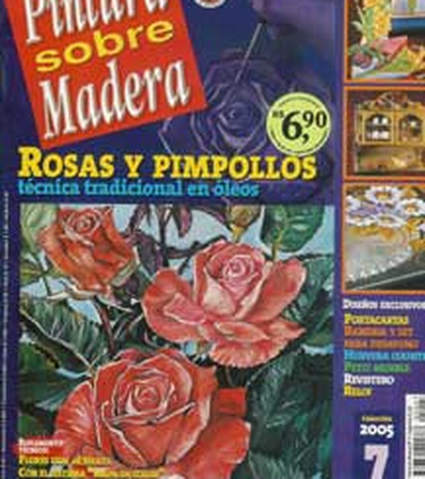 Revista - Ed.Bienvenidas - Arg - Pintura Madera - nº 07