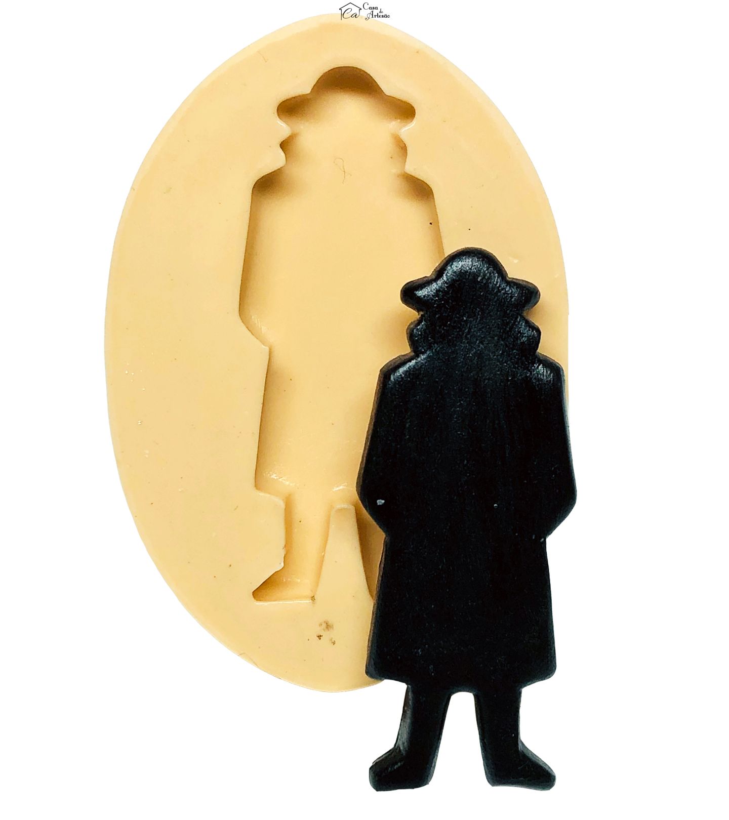 Molde de silicone - Detetive - Sombra - Media - P657