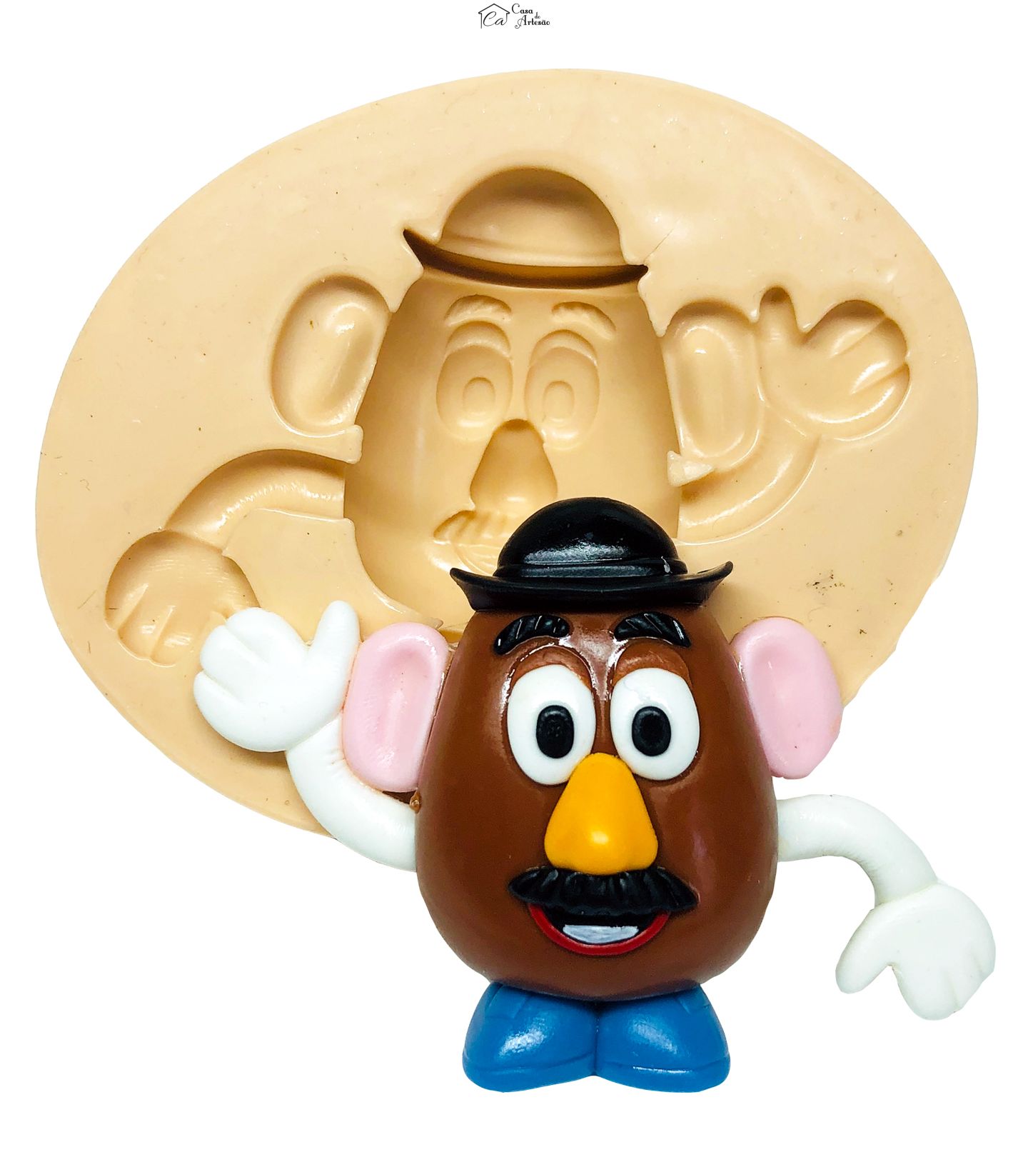 Molde de silicone - Toy Story - Senhor Batata - Grande - P642