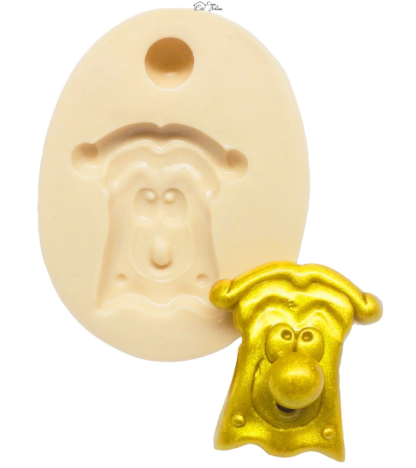 Molde de silicone - Alice no País das Maravilhas - Fechadura Pequena - P265