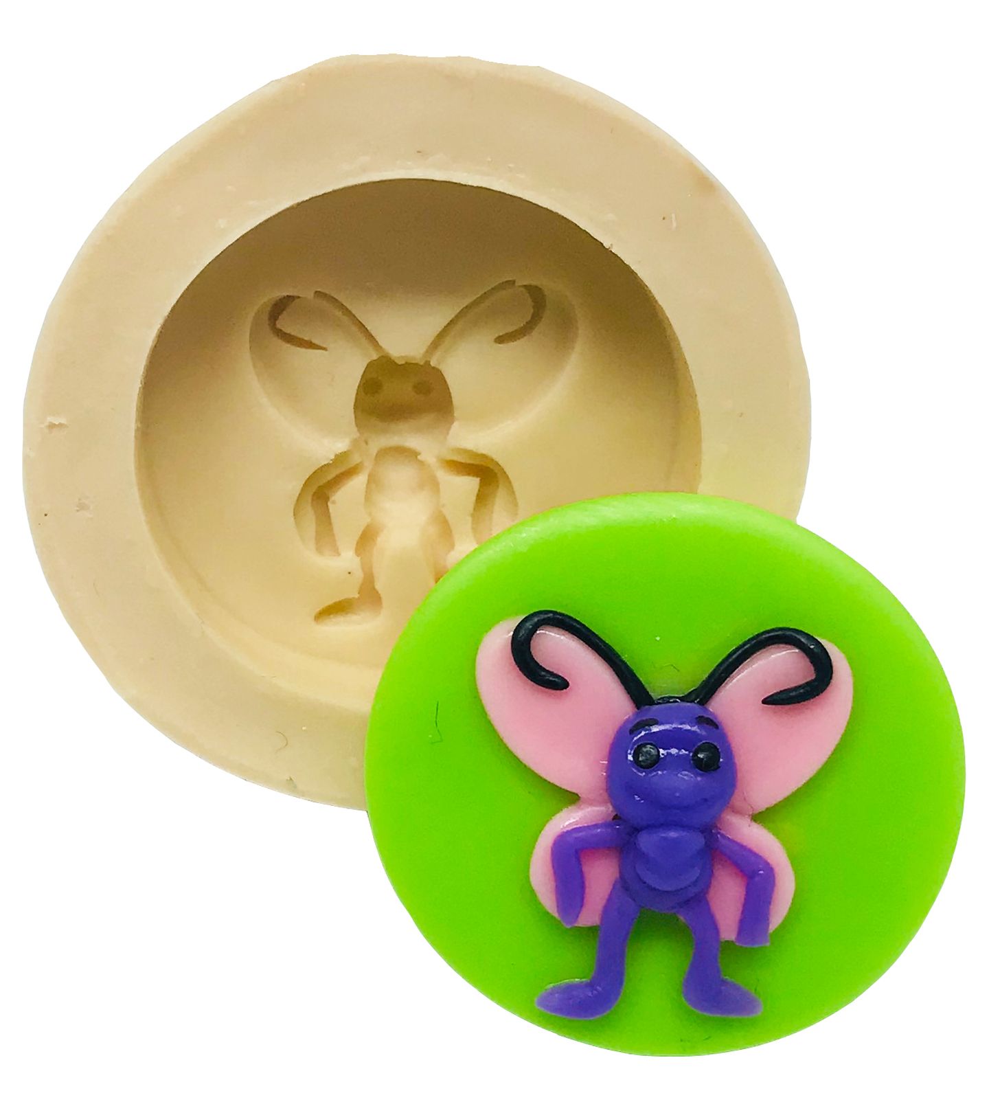 Galinha Pintadinha com Base - Borboleta - Pequena - P506