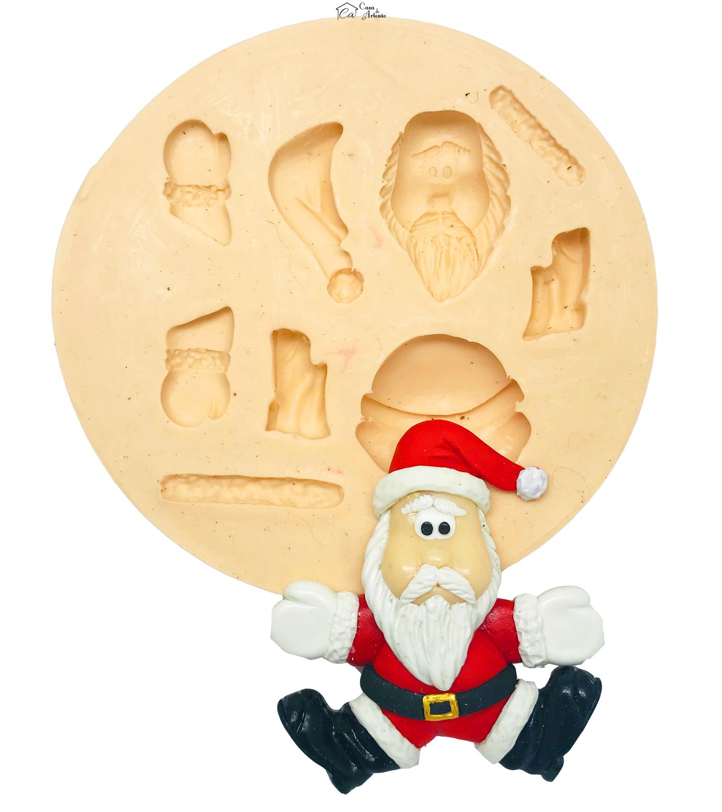 Molde de silicone - Papai Noel - P464
