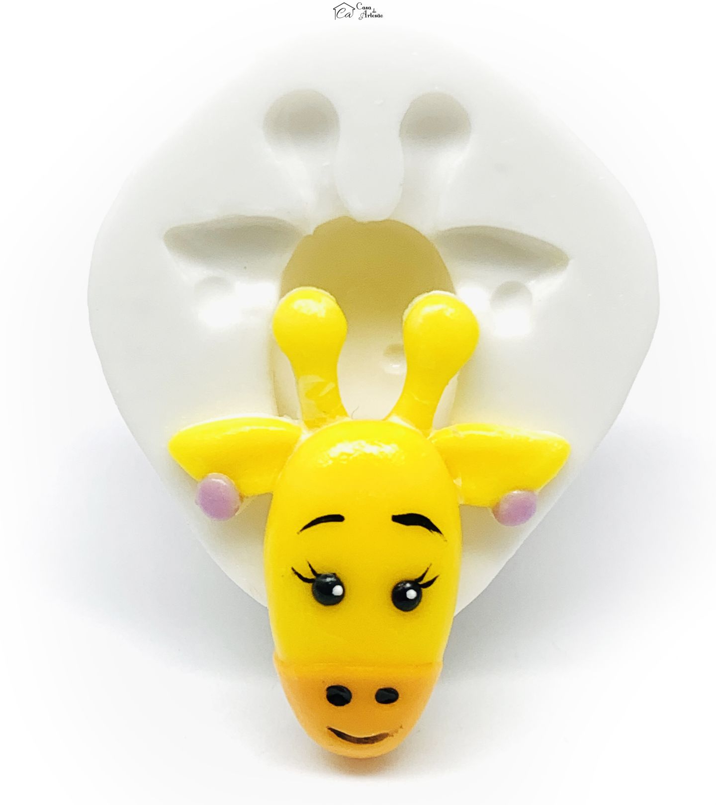 Molde de silicone - Palhaço Plim Plim - Rosto Arafa - Pequeno - P1217