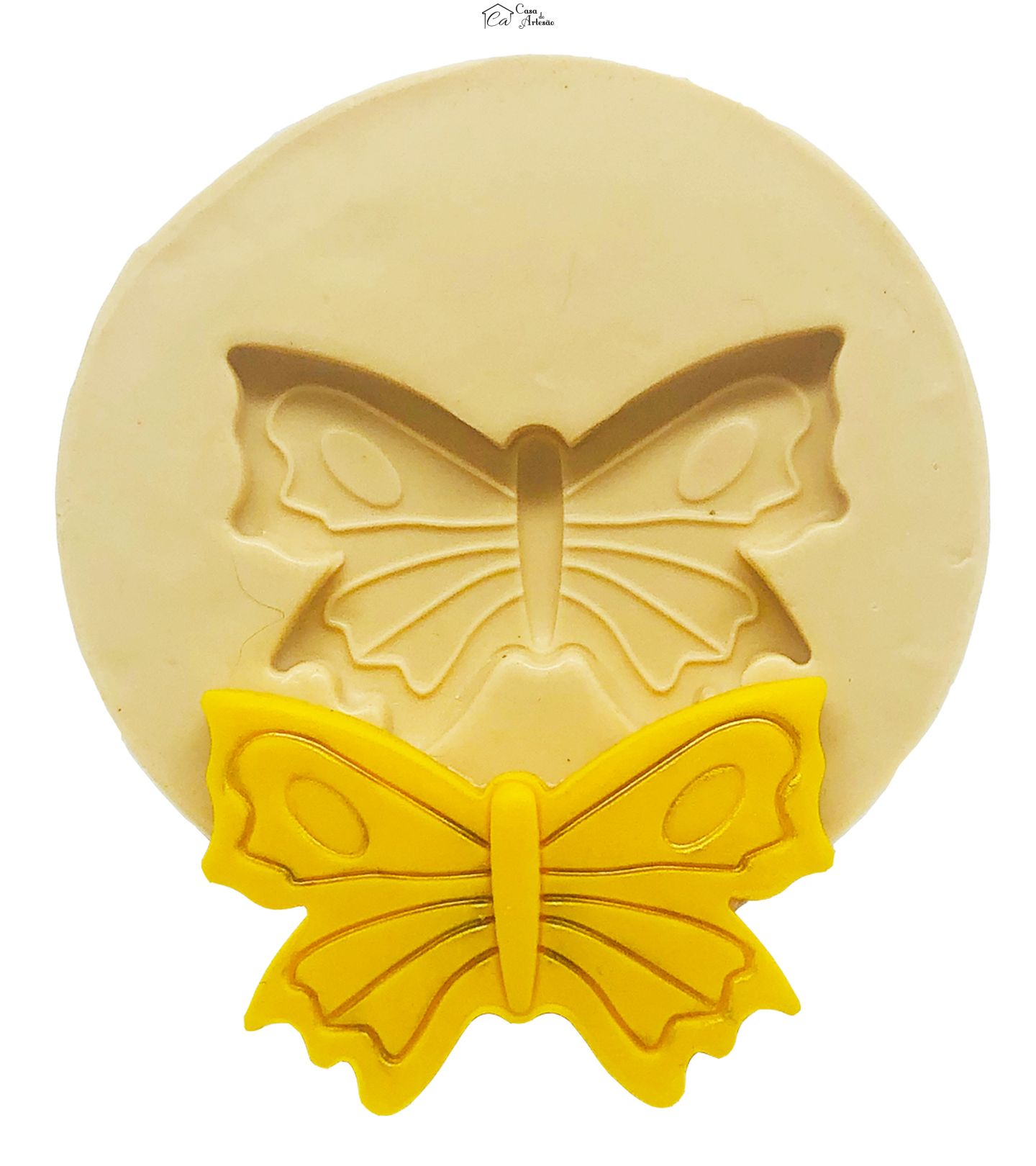 Molde de silicone - Borboleta - Media - P880