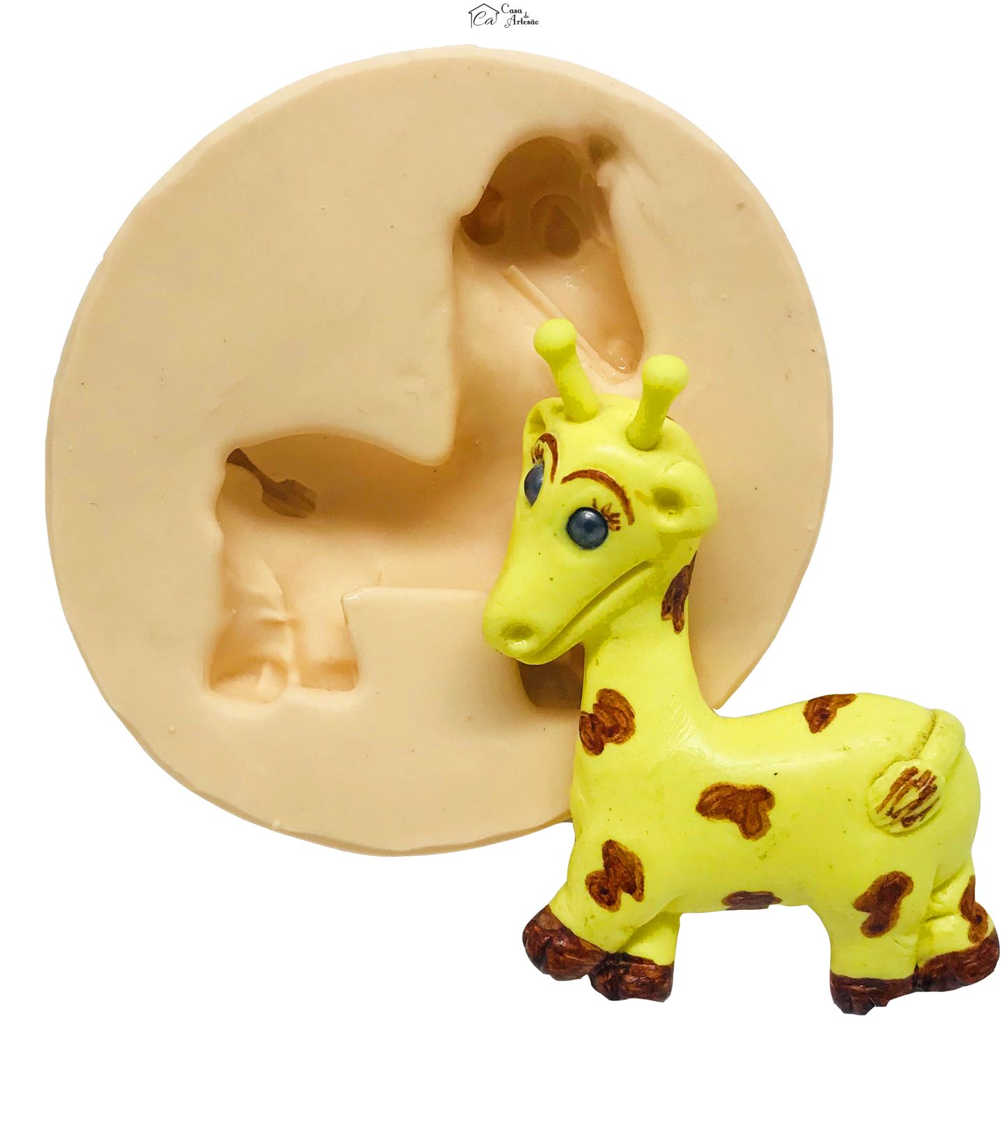 Molde de silicone - Girafa Média