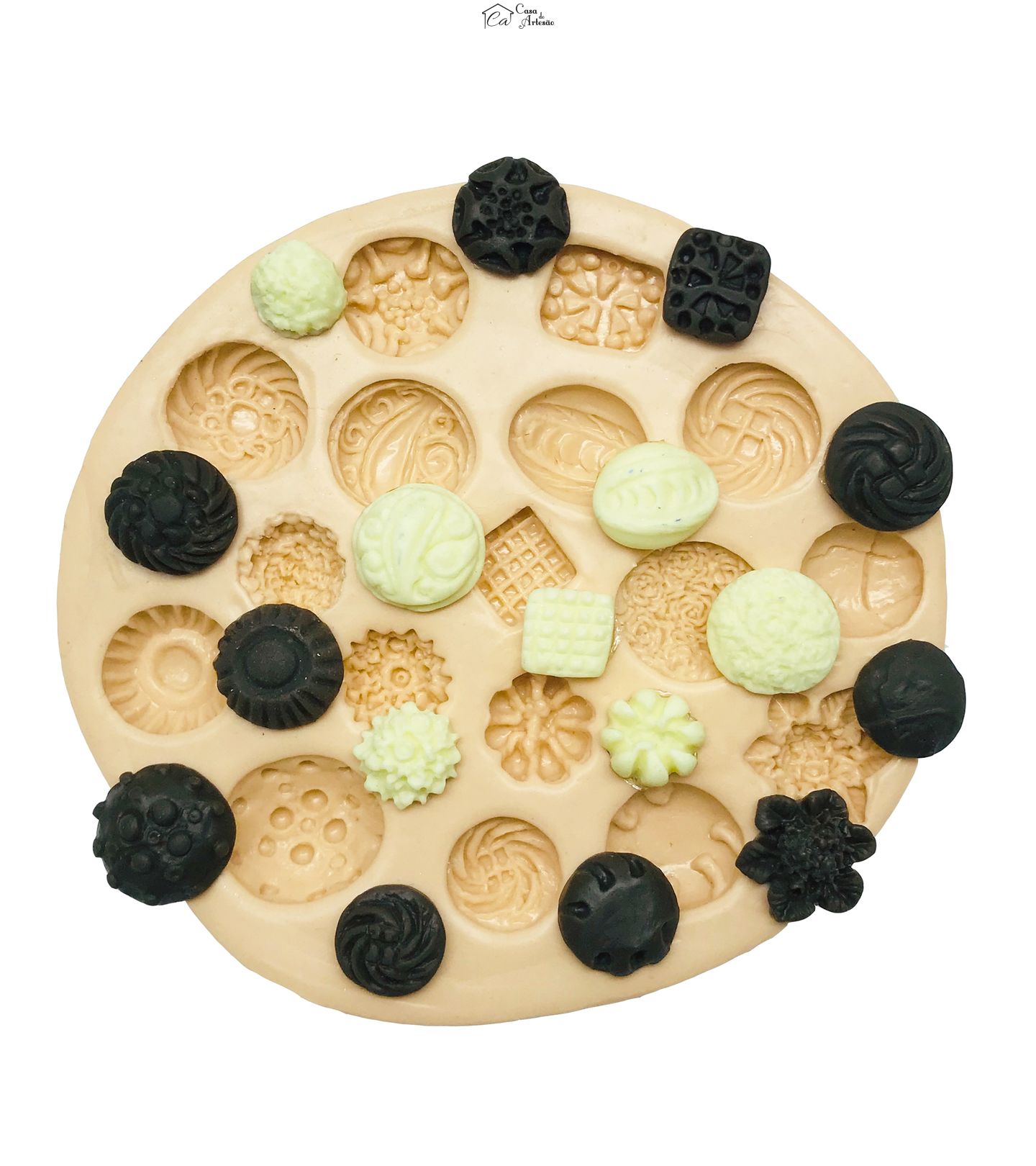 Molde de silicone - Chocolate - Bombons