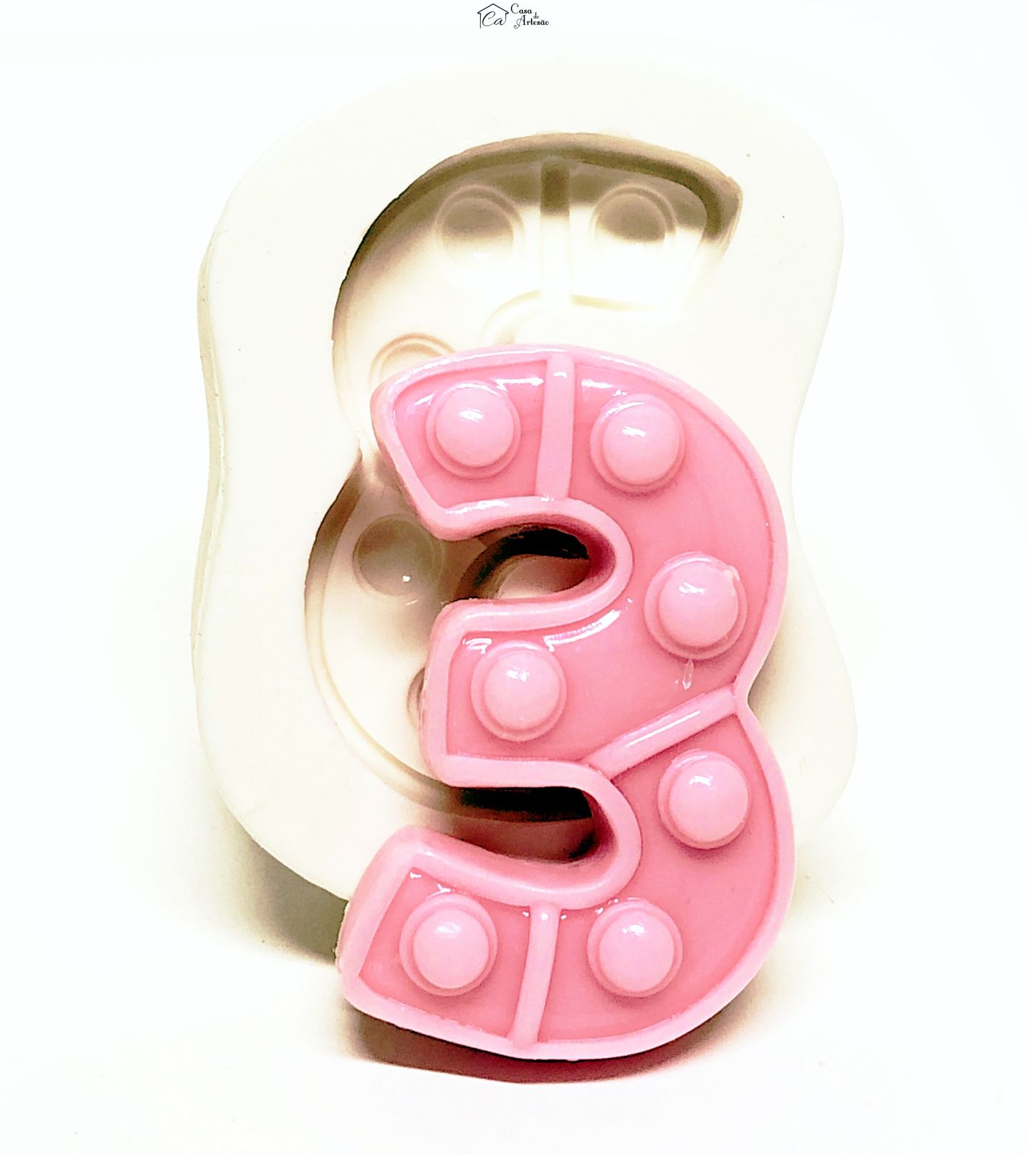 Molde de silicone - Fidget - Numero 3 - P1093