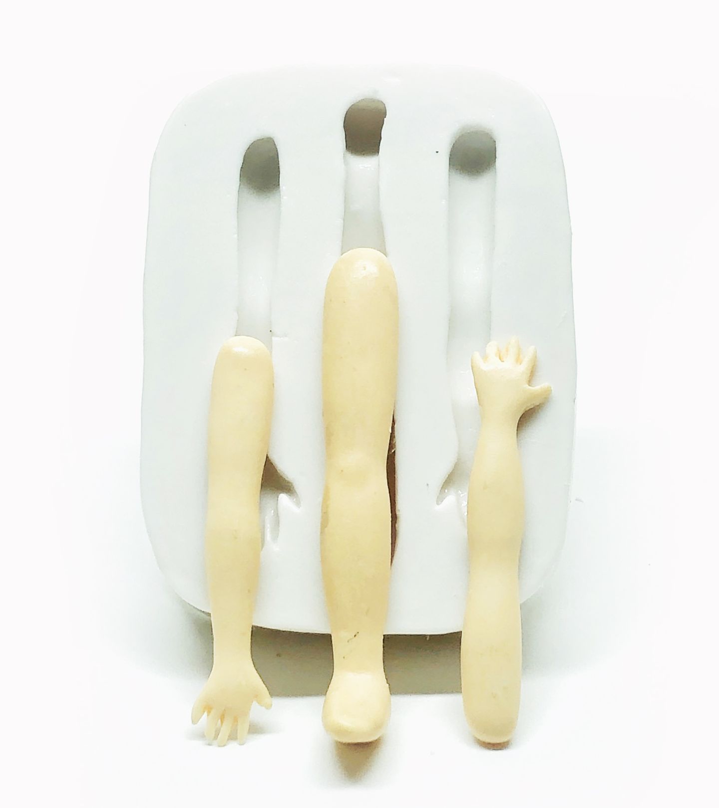 Molde de silicone - Perna e Braços - P129/P1021