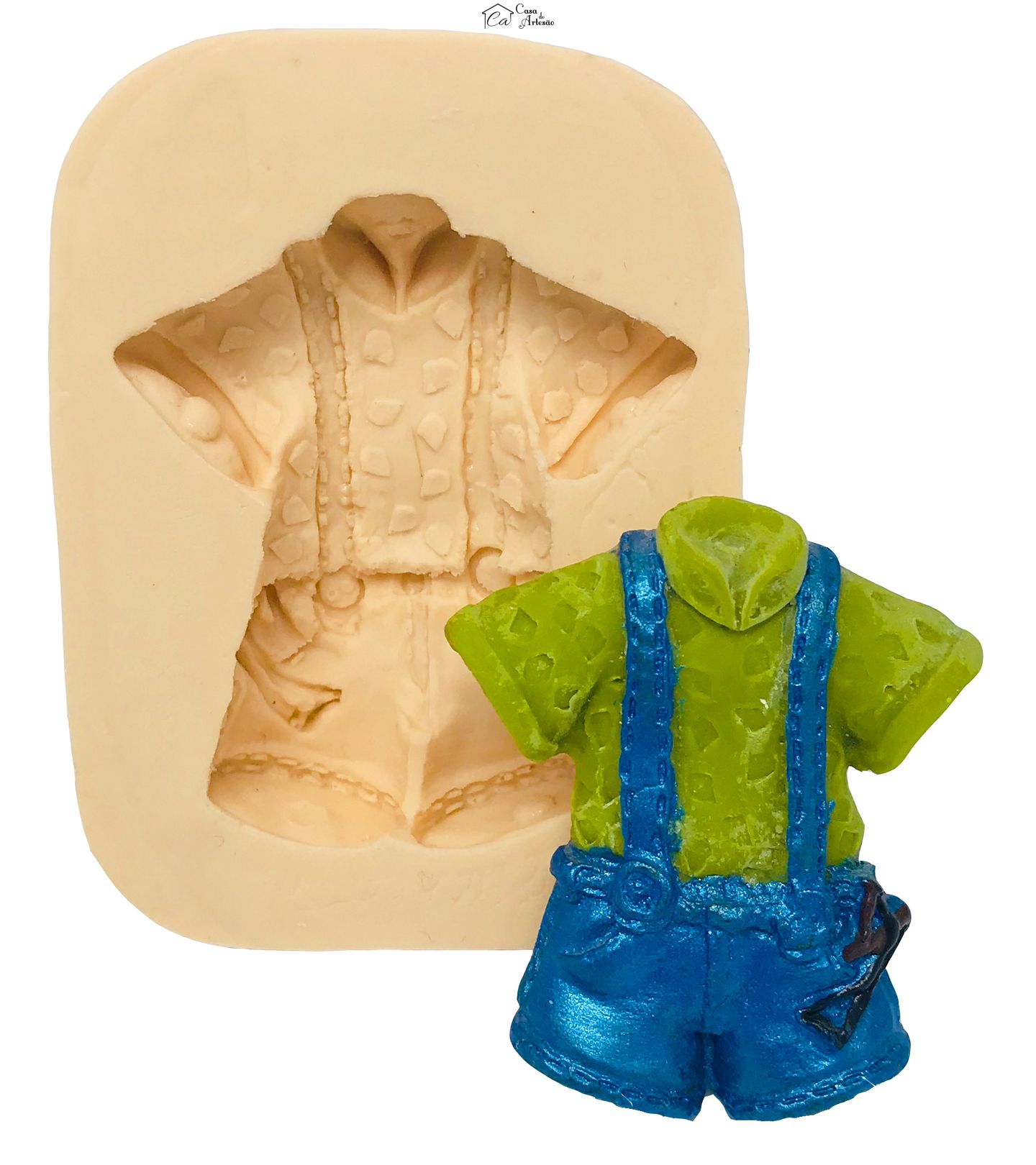 Molde de silicone - Macacão de Menino  - P34