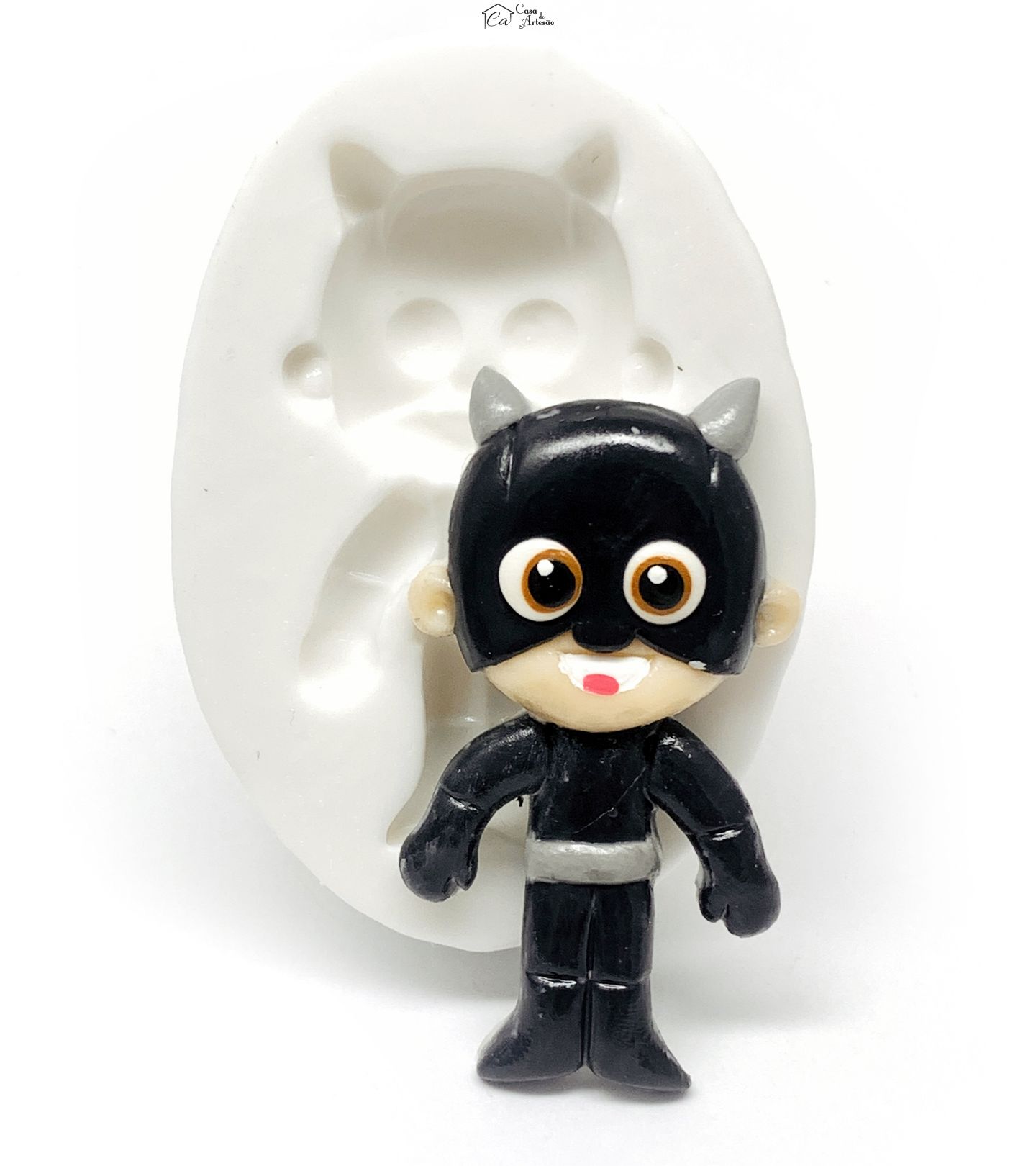 Molde de silicone - Os Aventureiros - Aventureiro Preto - Medio - P1219