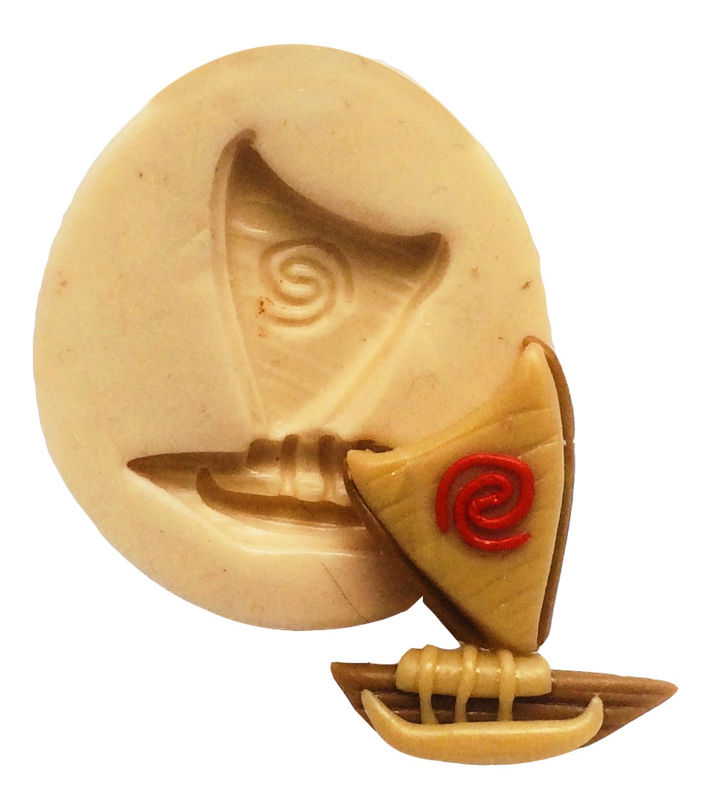 Molde de silicone - Moana - Barco Pequeno - P204