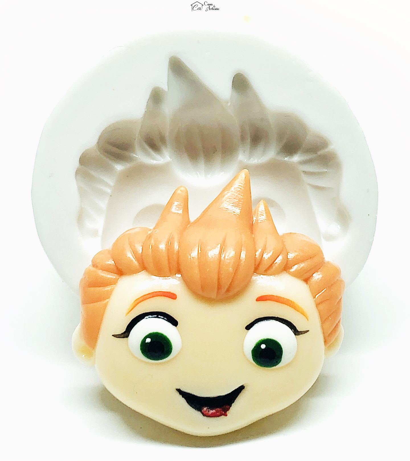 Molde de silicone - Mini Beat Power Rockers - Rosto Wat - Grande - P1031