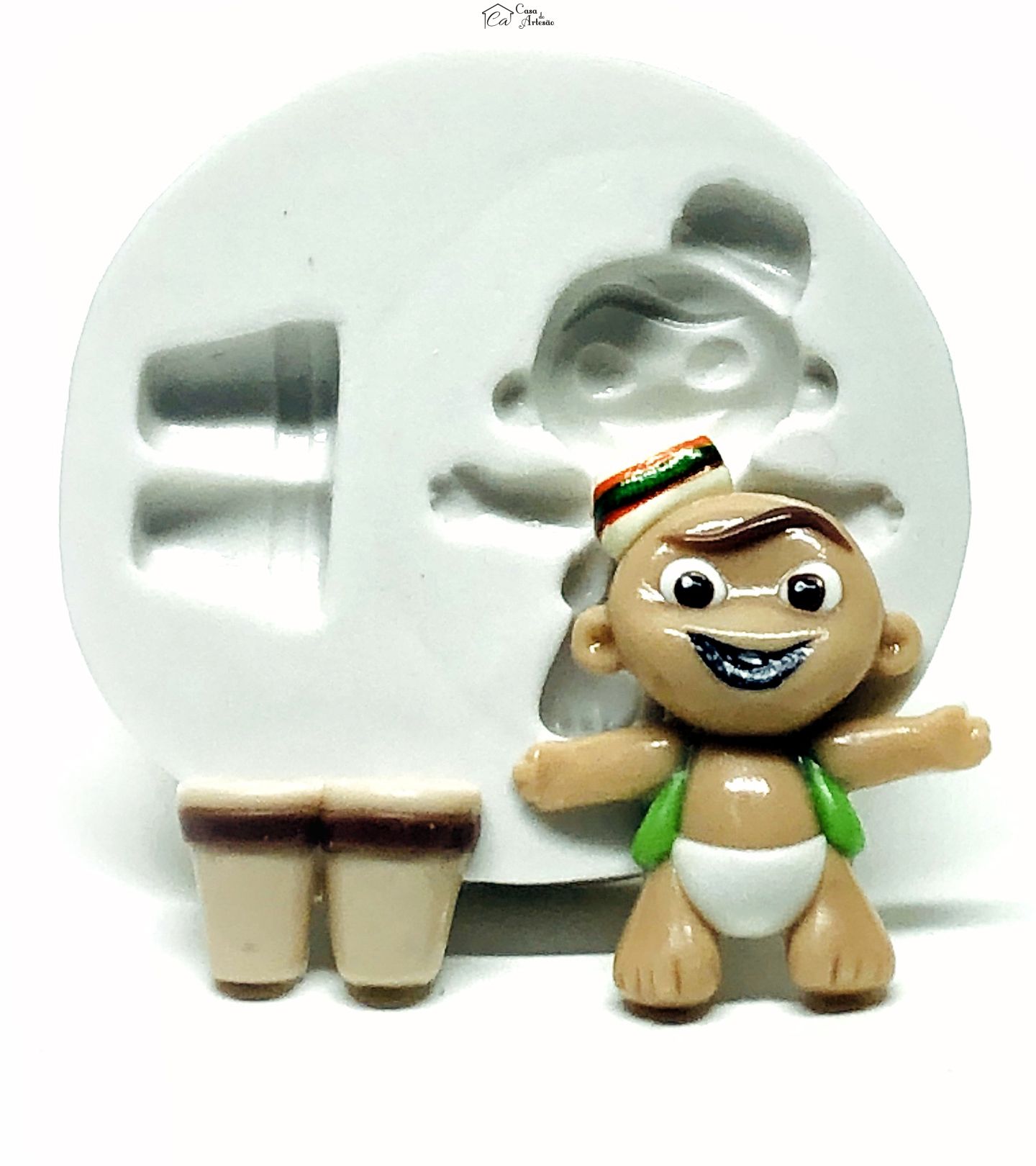 Molde de silicone - Mini Beat Power Rockers - Carlos - Medio - P1043