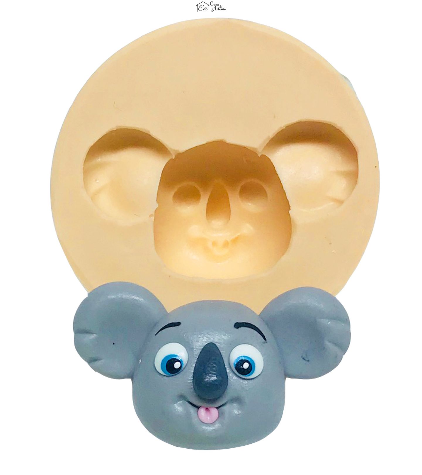 Molde de silicone - Coala - Rosto Pequeno - P551