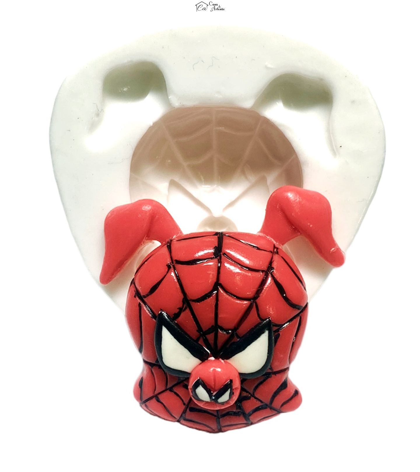 Molde de silicone - Porco Aranha - Rosto - Grande - P1228