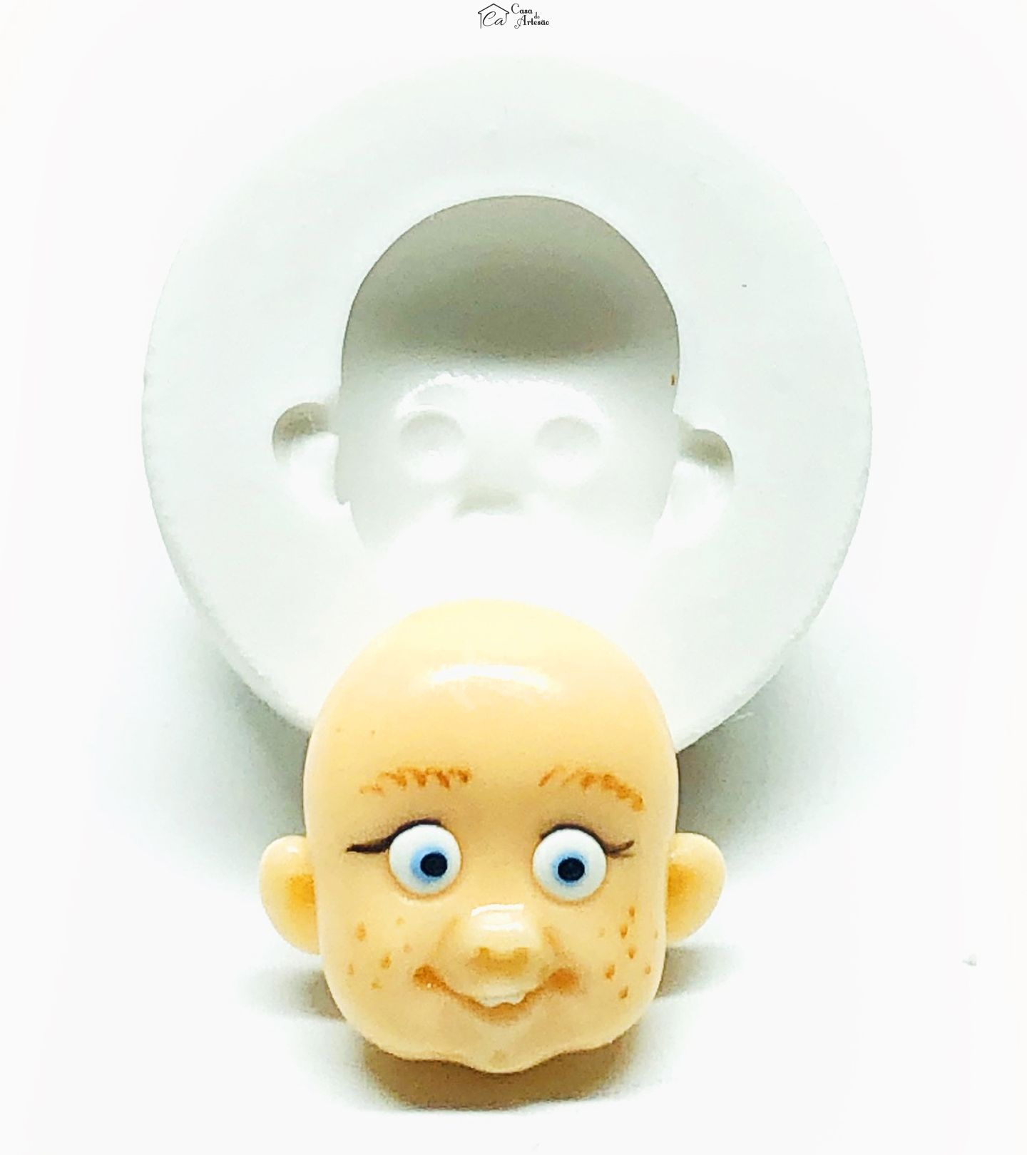 Molde de silicone - Chucky Bonzinho - Rosto Chucky - Pequeno - P1004