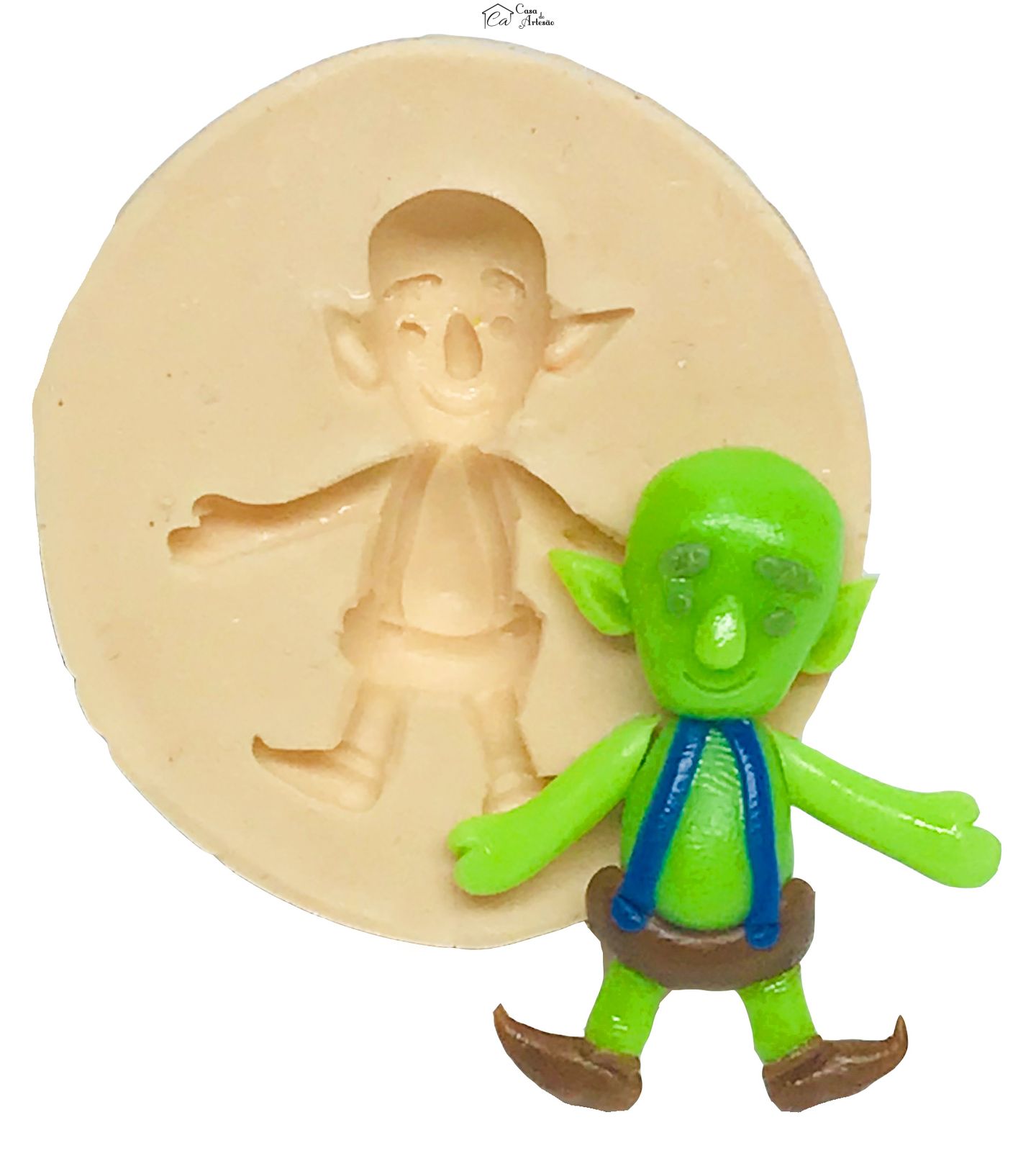 Molde de silicone - Clash Royale - Goblim Baby - Pequeno - P509