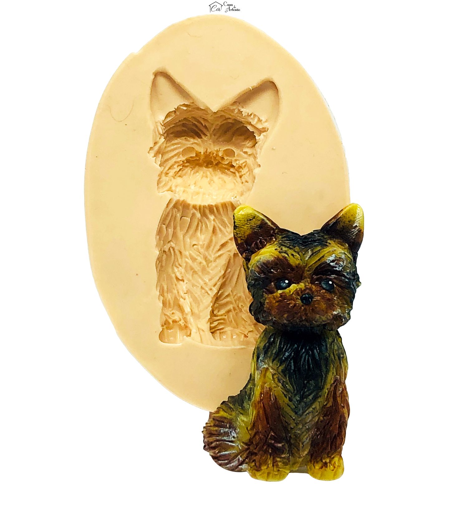 Molde de silicone - Cachorro - Yorkshire - Grande - P832