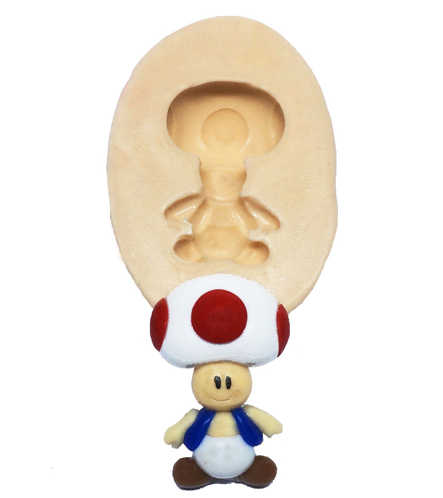 Molde de silicone - Super Mario Bros. - Toad Pequeno - P181