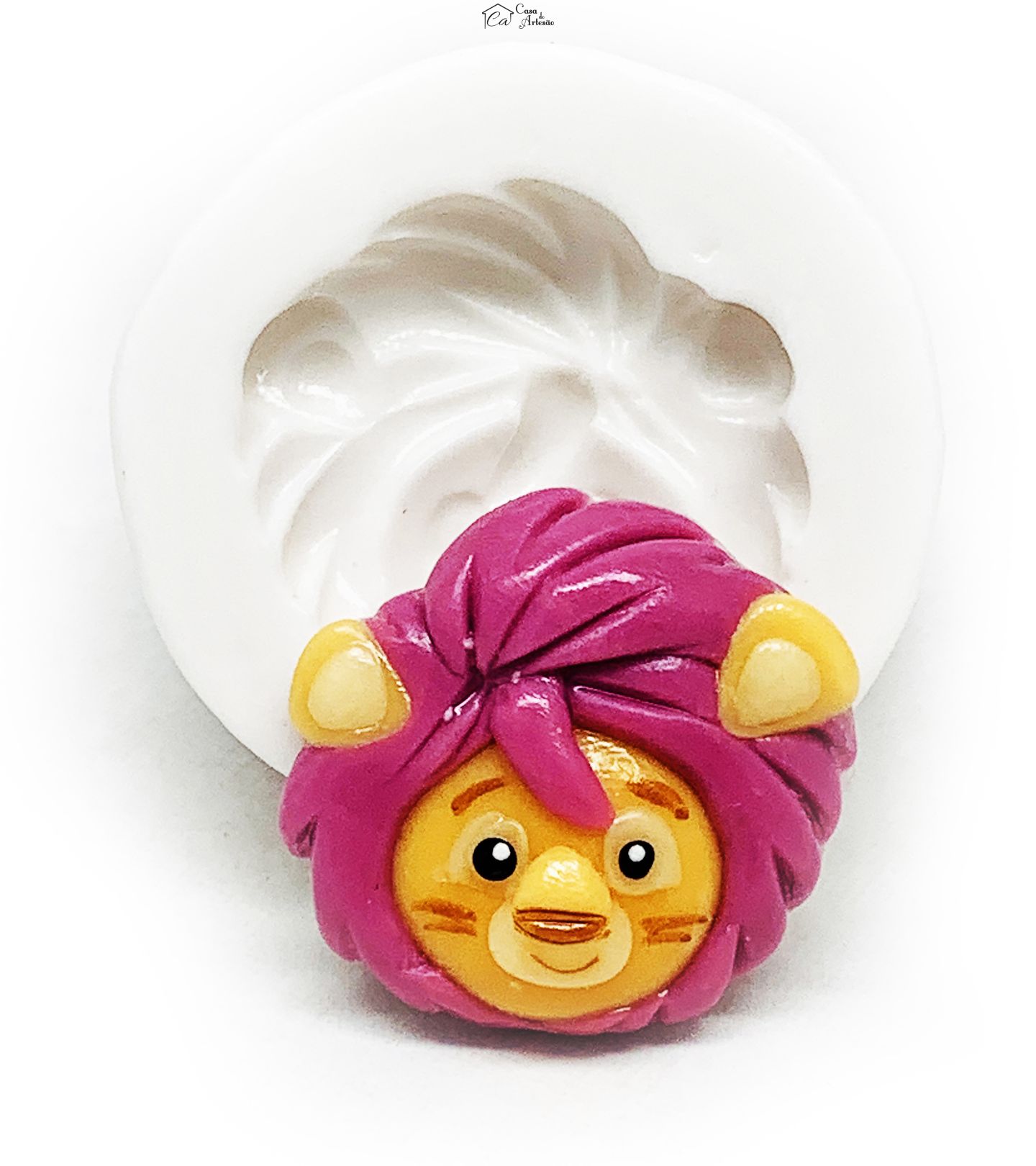 Molde de silicone - Kamalu e sua Turma - Rosto Kumalu - Pequeno - P1165