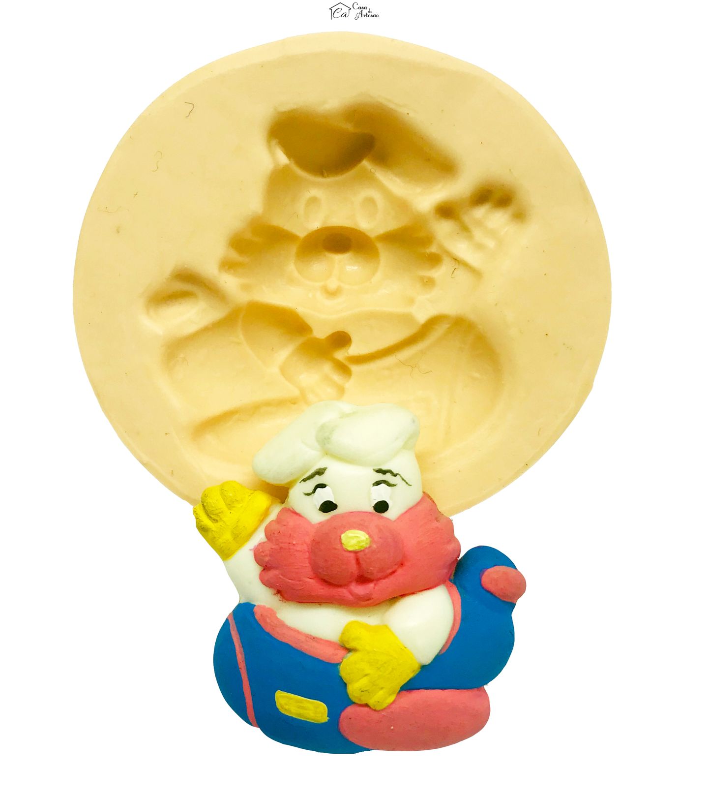 Molde de silicone - Coelho no Aviao