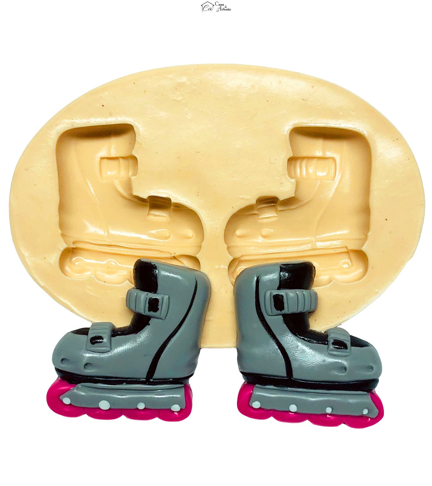 Molde de silicone - Patins Inline - Medio - P718