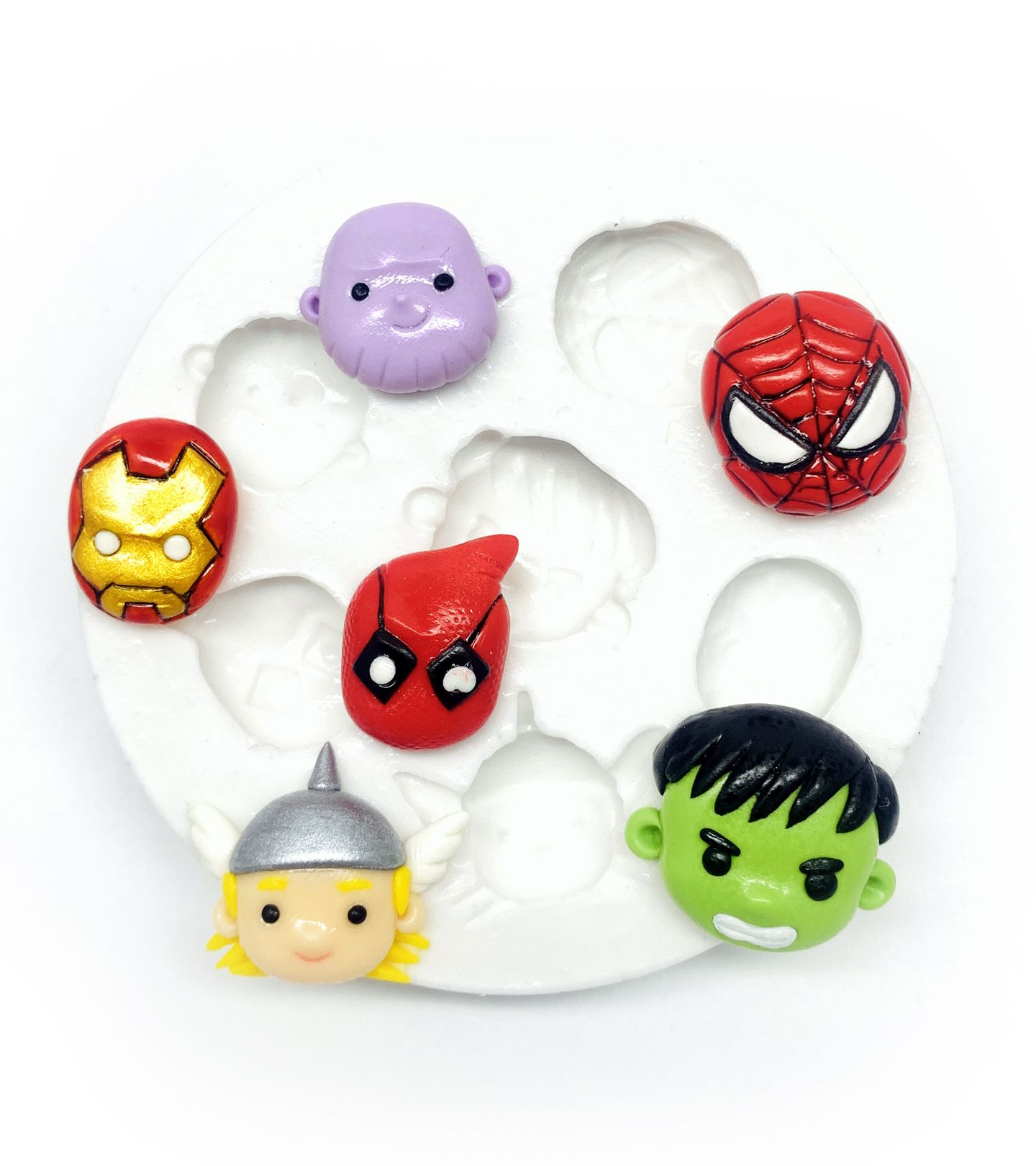 Os Vingadores - Fofinhos - Rosto Personagens - Pequeno - P493