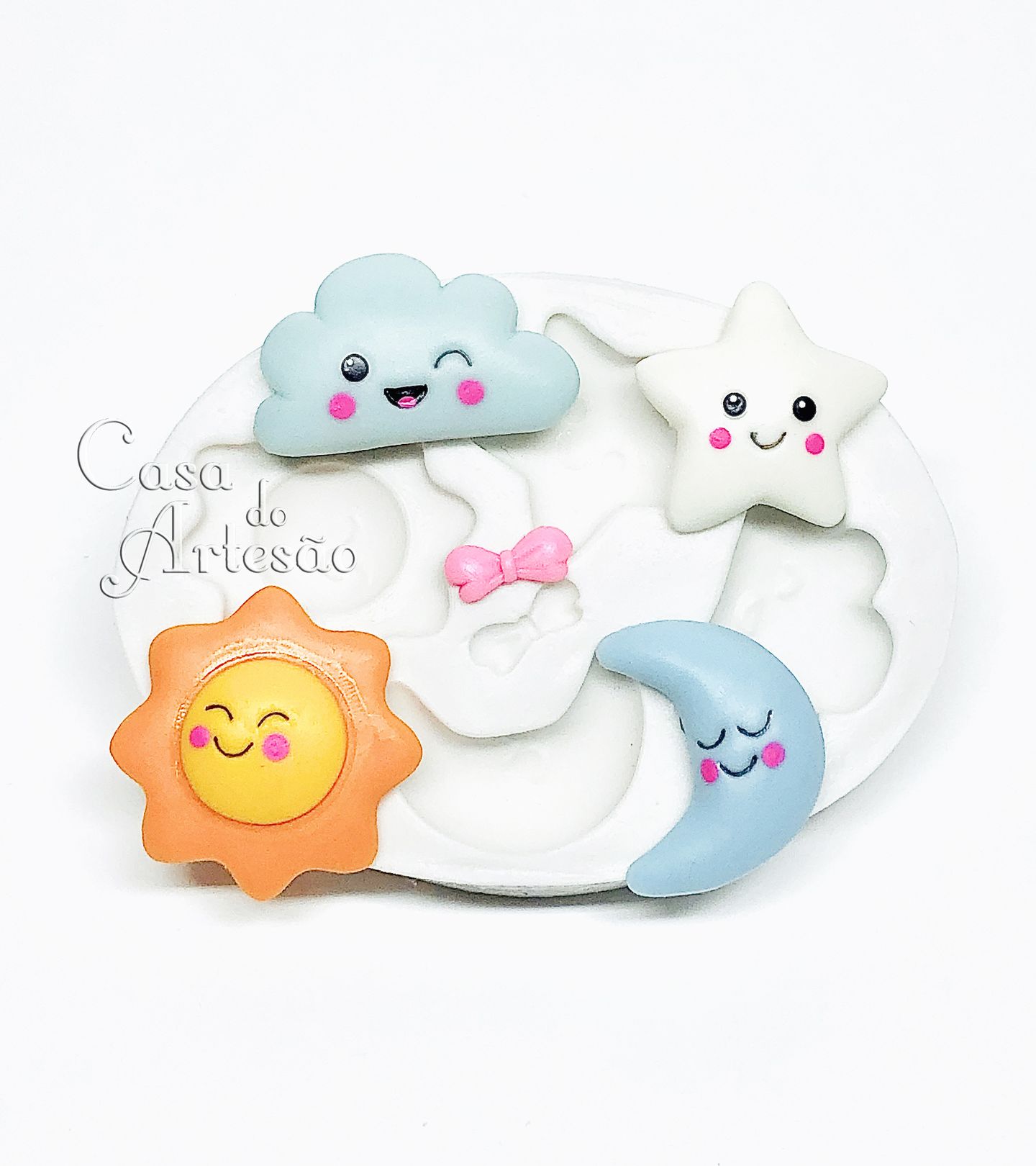 Kawaii - Lua, Estrela; Nuvem e Sol - Medio - P883