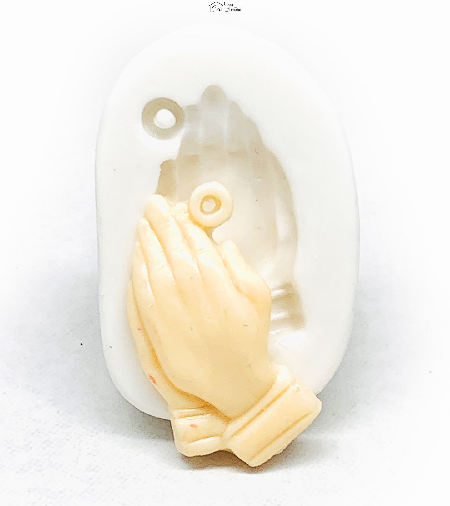 Molde de silicone - Reza - Mãos Rezando - Pingente - P1159