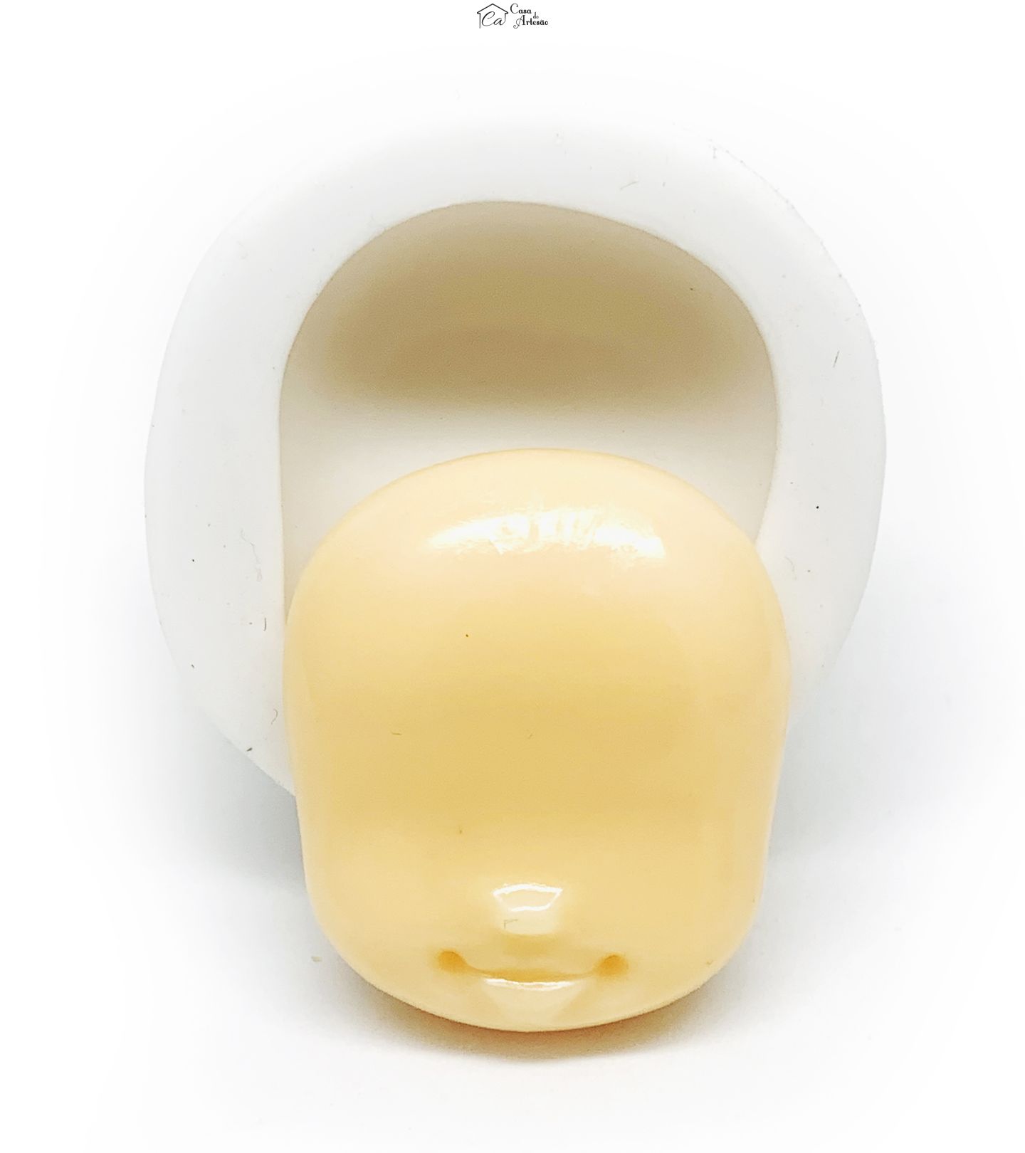 Molde de silicone - Boneca - Rosto - Medio - P1207