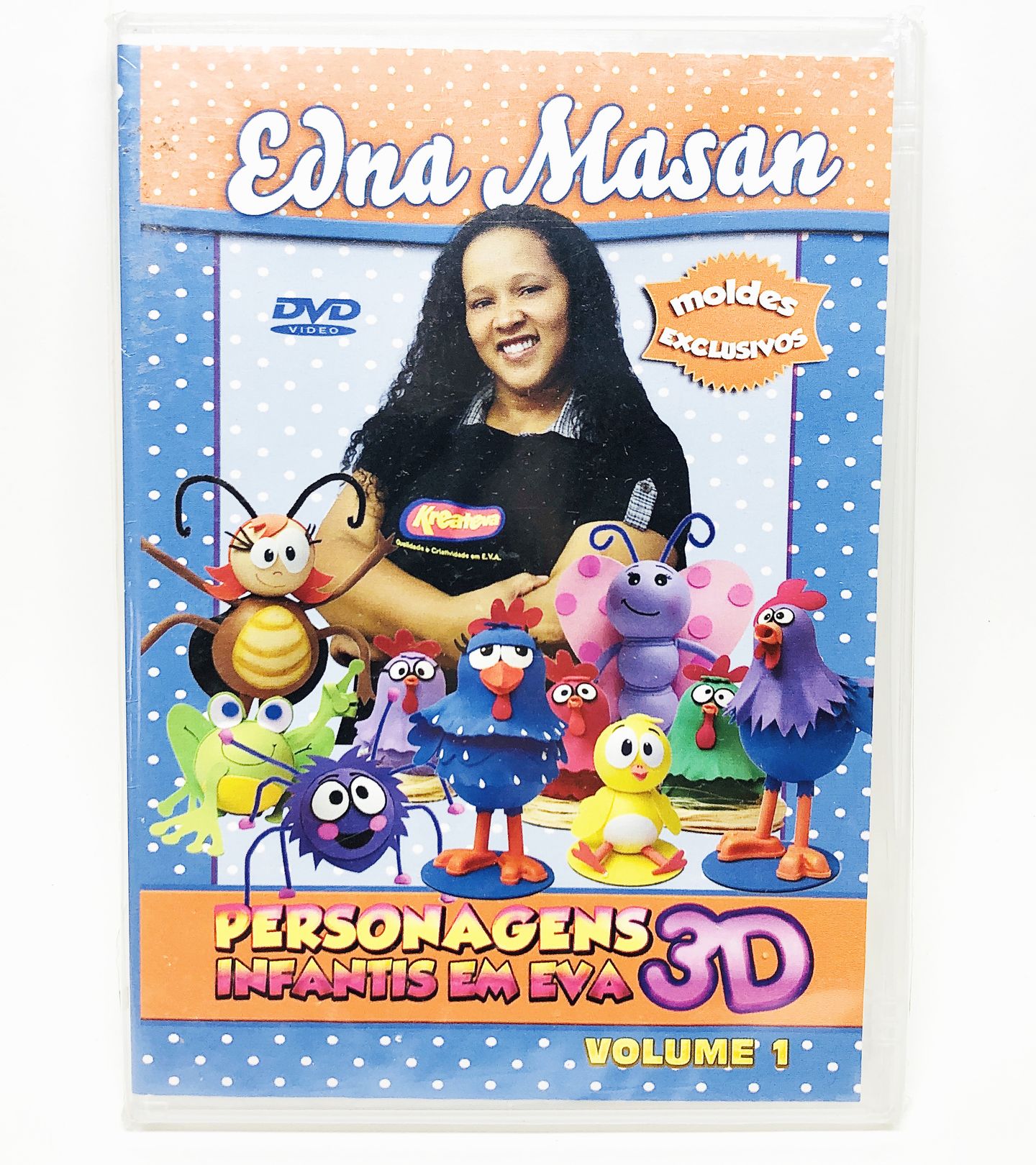 Dvd - Edna Masan - Personagens em Eva - Vol. 01