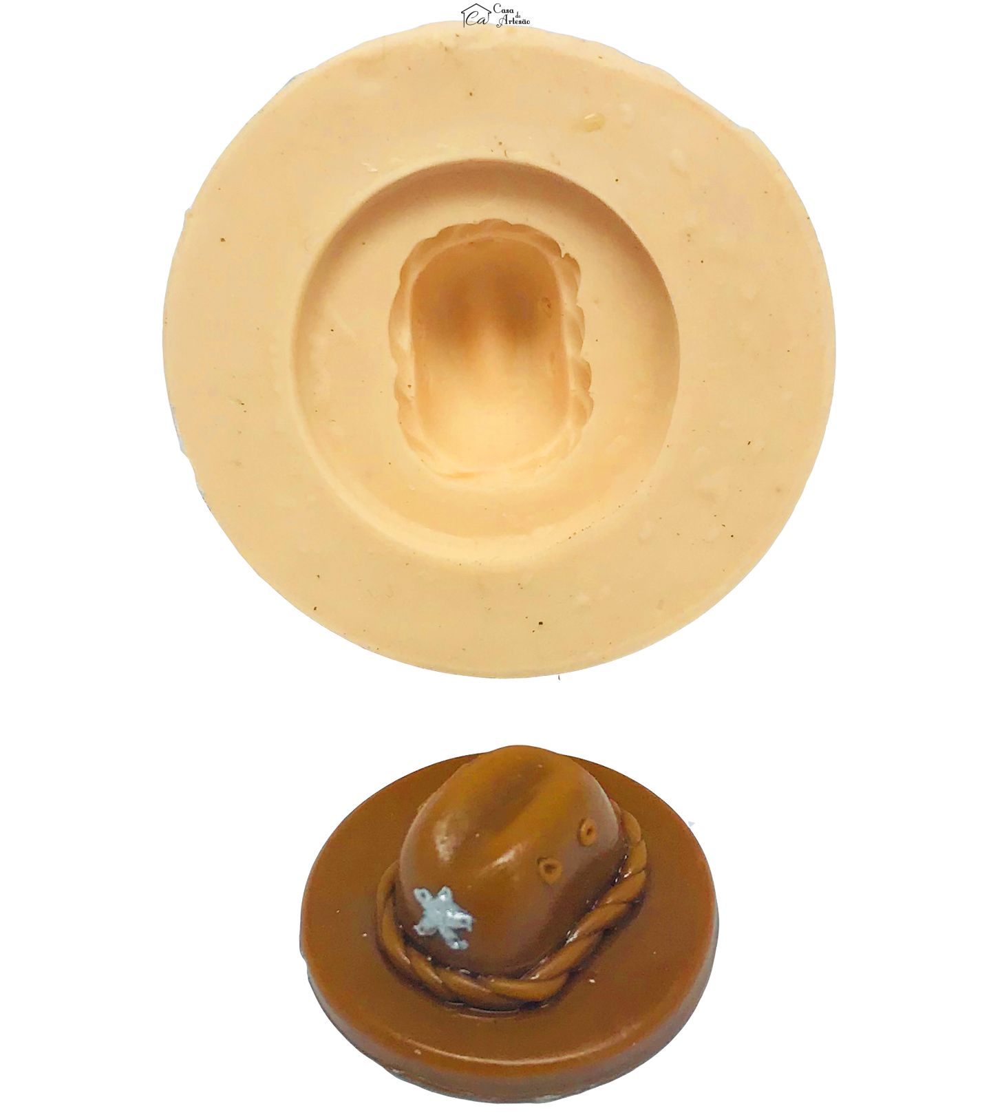 Molde de silicone - Country - Chapeu Pequeno - P461