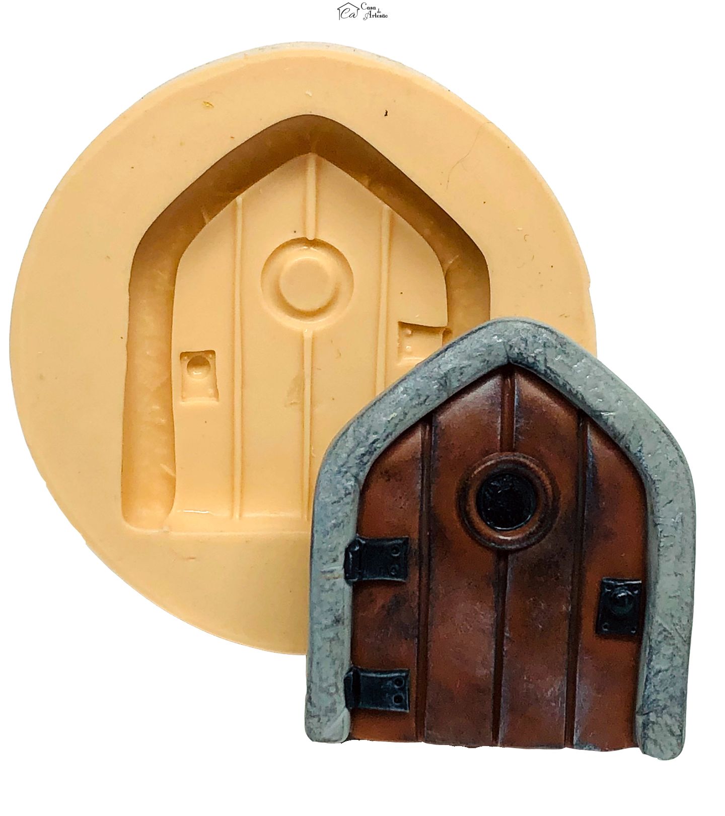 Molde de silicone - Porta - Mod. 03 - Media - P674