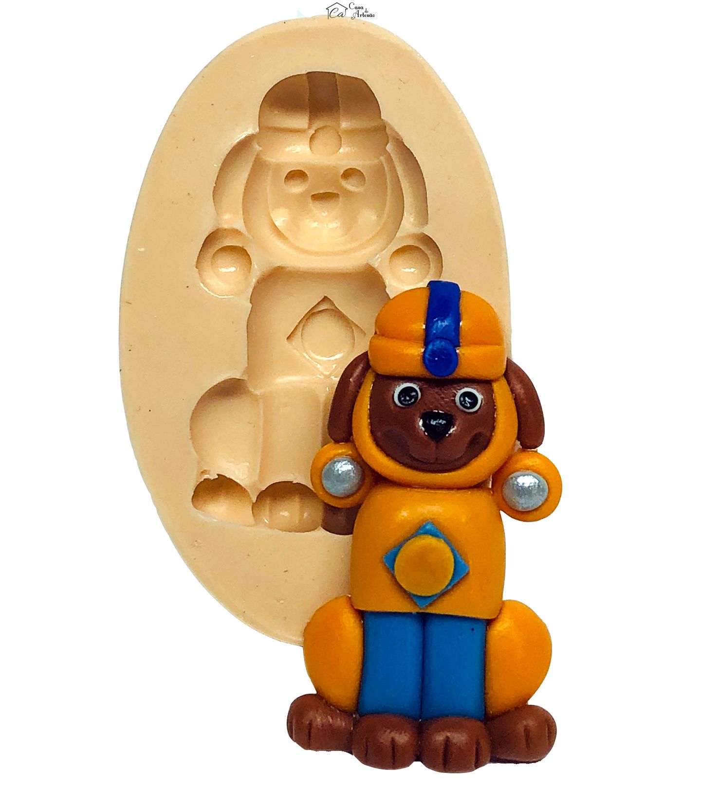 Molde de silicone - Patrulha Canina Aquatica - Zuma - Grande - P675